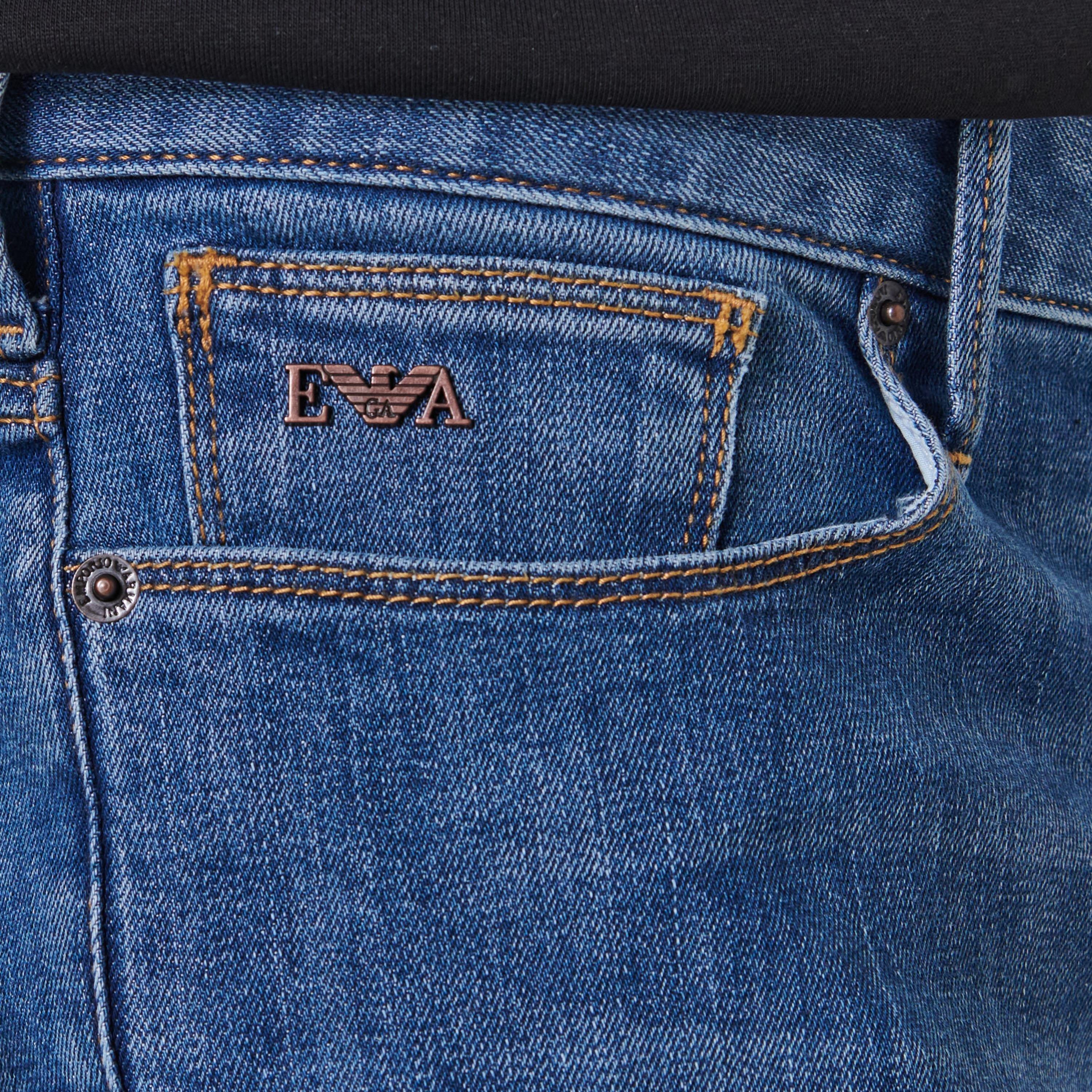 Lt Blue 0943 - Emporio Armani - Men's Slim Fit J06 Jeans - 6