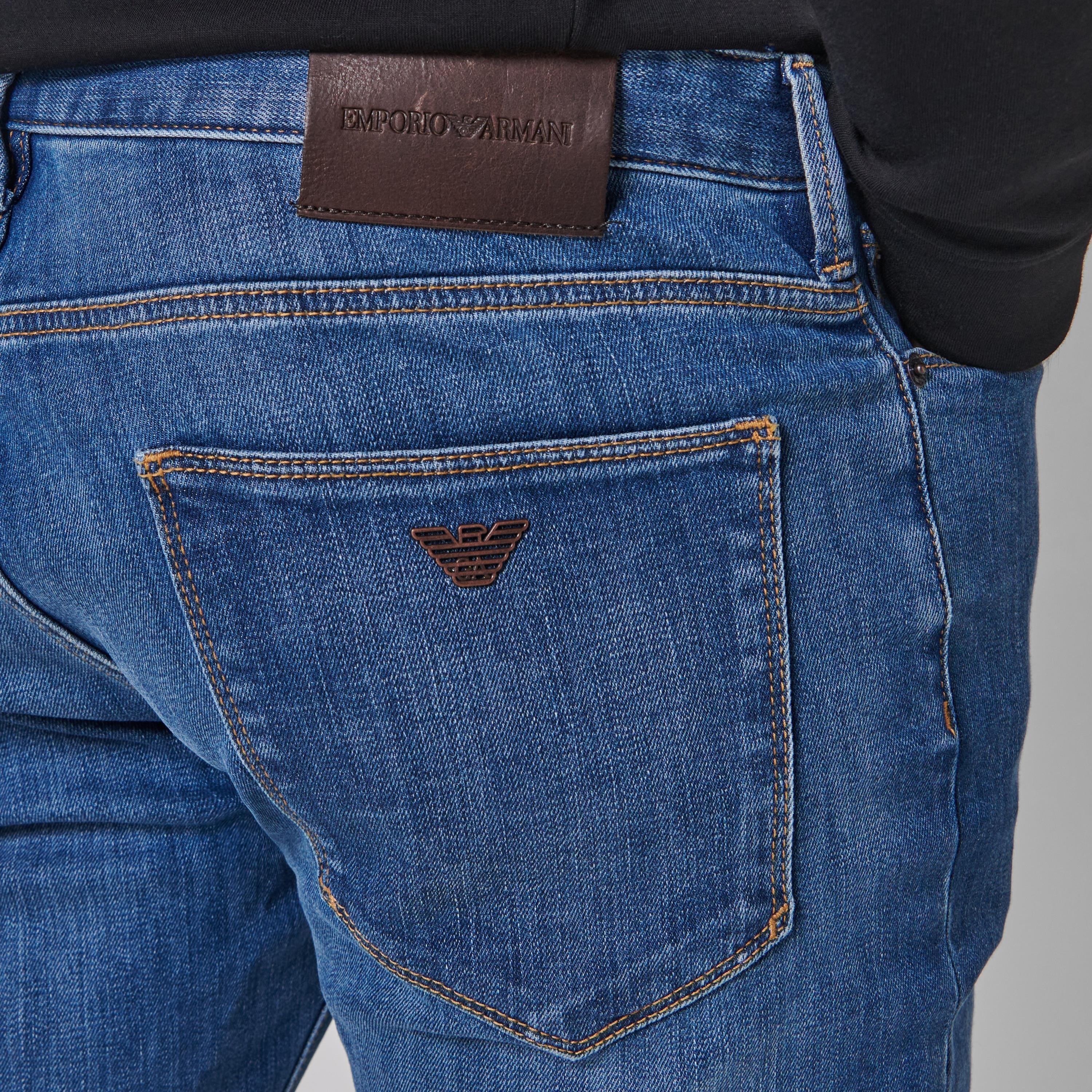 Lt Blue 0943 - Emporio Armani - Men's Slim Fit J06 Jeans - 9