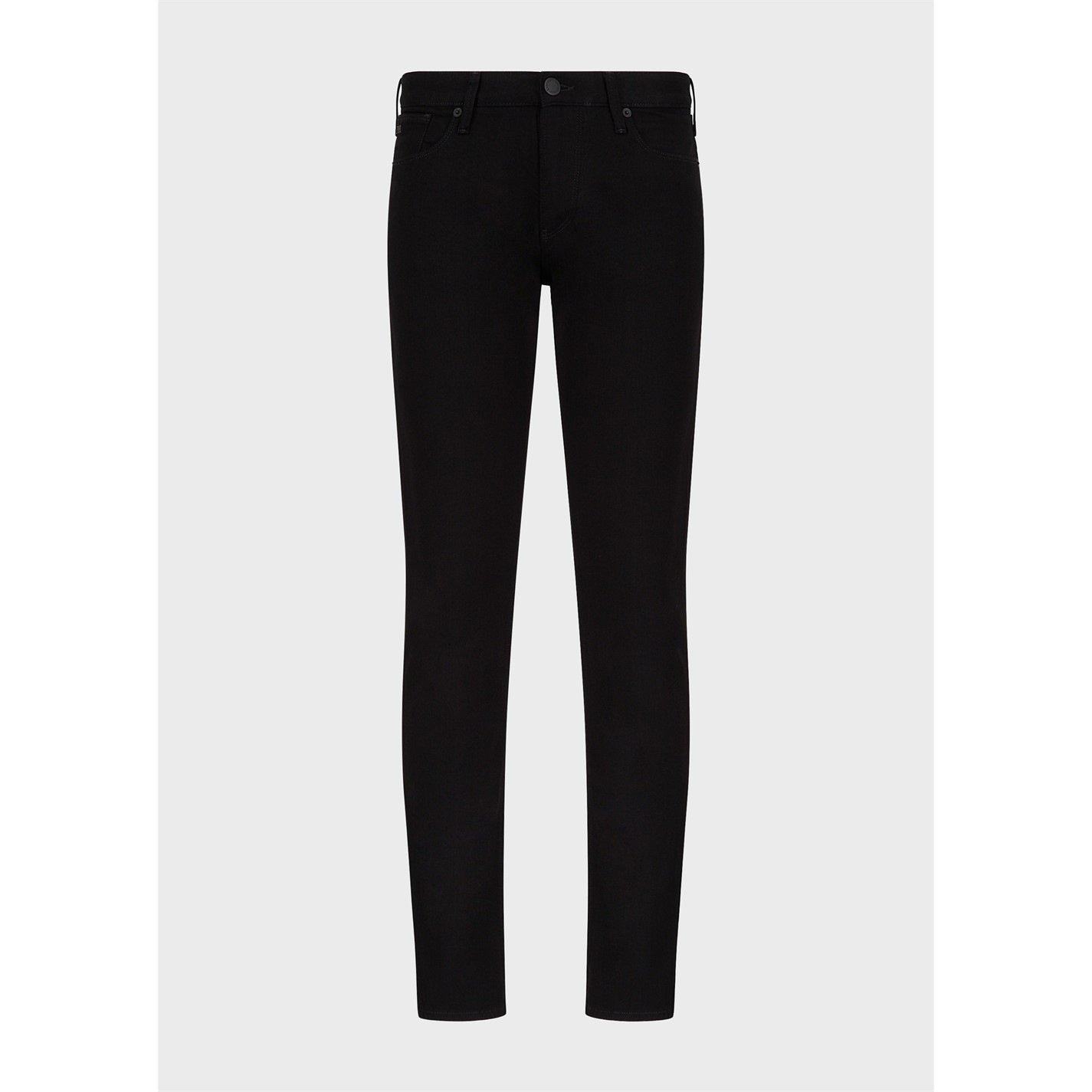 Emporio Armani Men's Slim Fit J06 Jeans - Black 0005 - 32W R