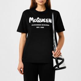 Alexander McQueen Graffiti T Shirt