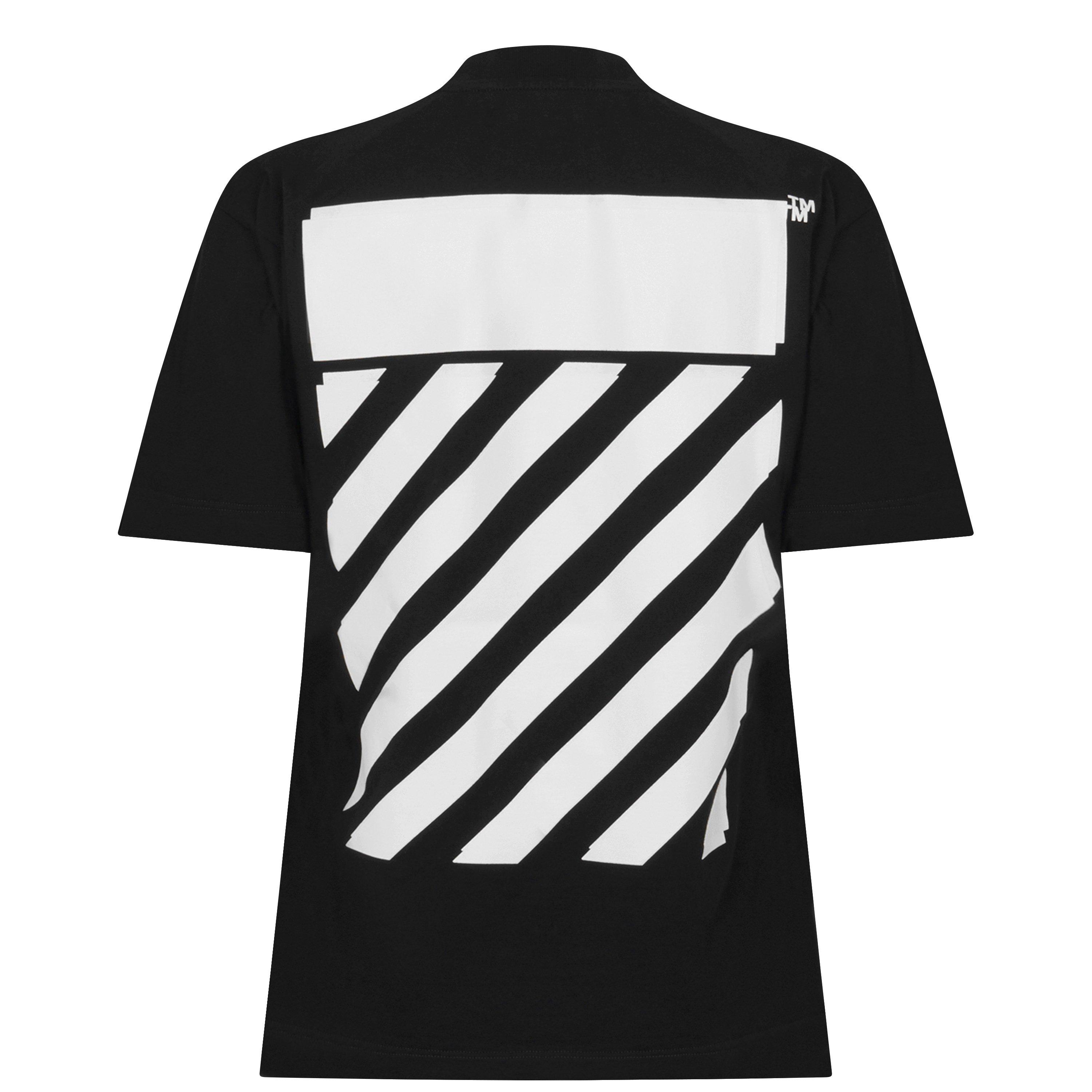 Black 1001 - Off White - Women's Diagonal Logo T-Shirt - 6