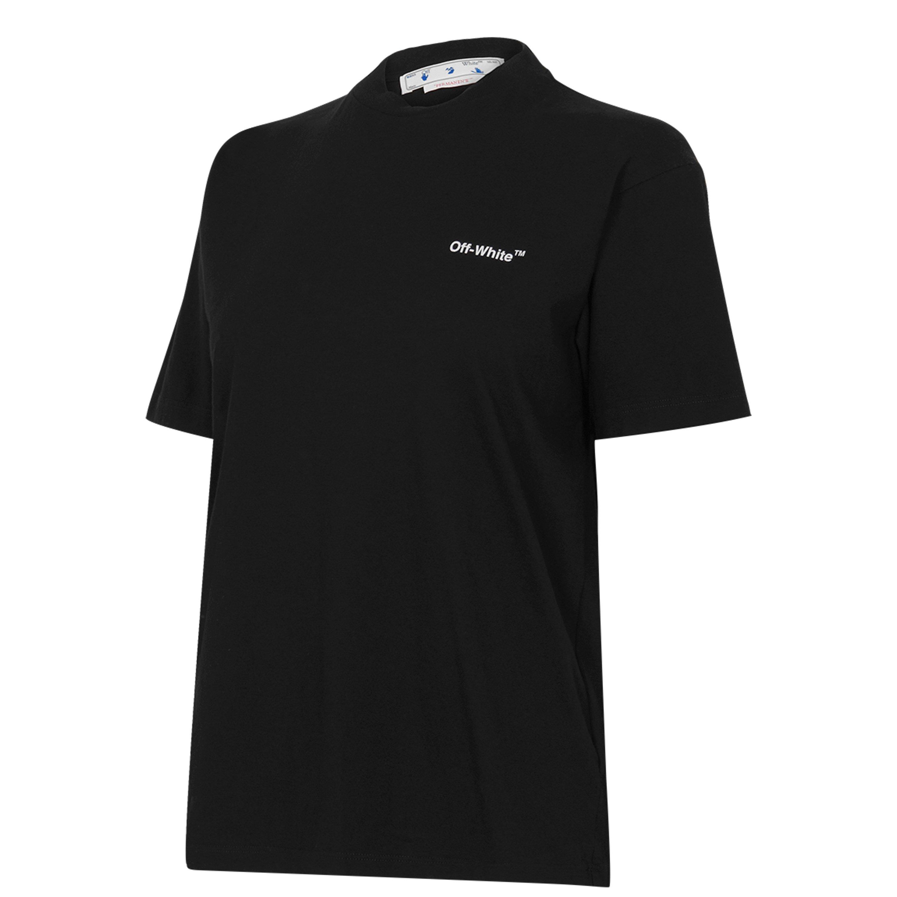 Black 1001 - Off White - Women's Diagonal Logo T-Shirt - 7