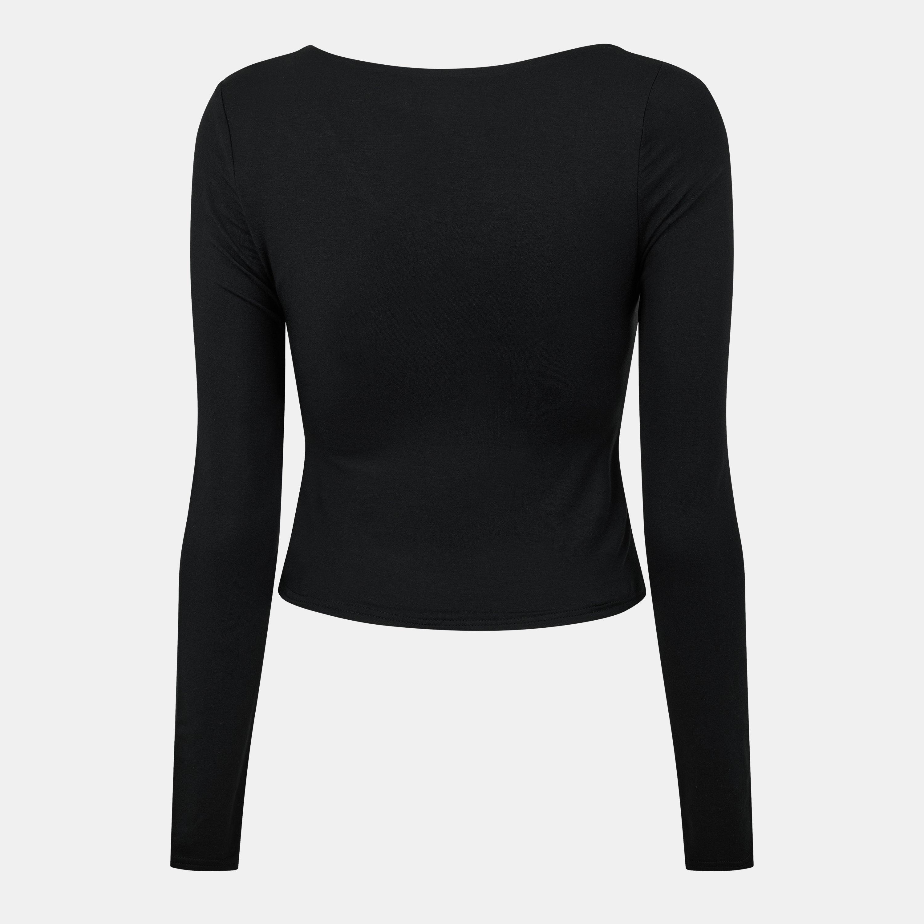 Zwart - Jack Wills - JW Slash Long-Sleeve T-Shirt - 2