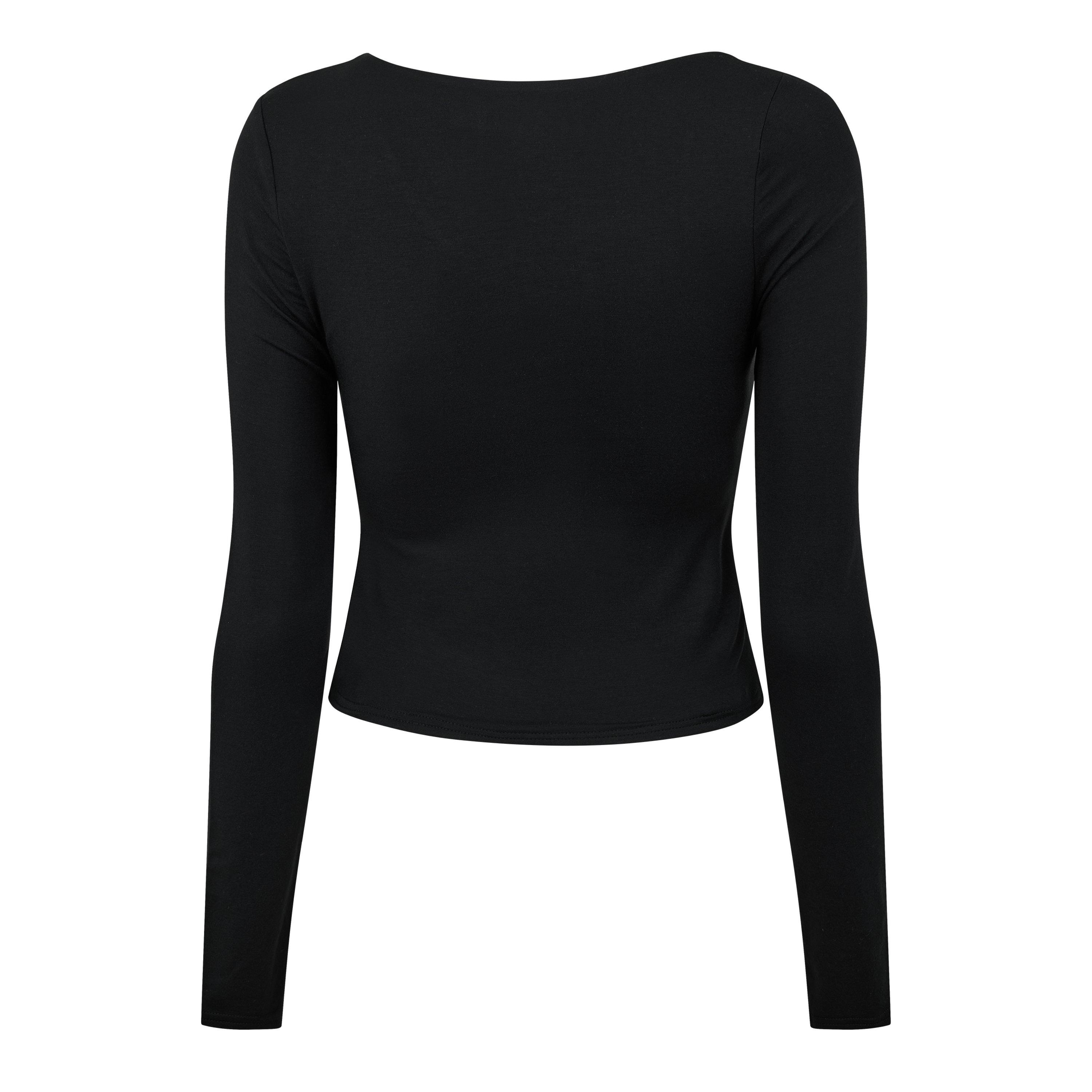 Zwart - Jack Wills - JW Slash Long-Sleeve T-Shirt - 6