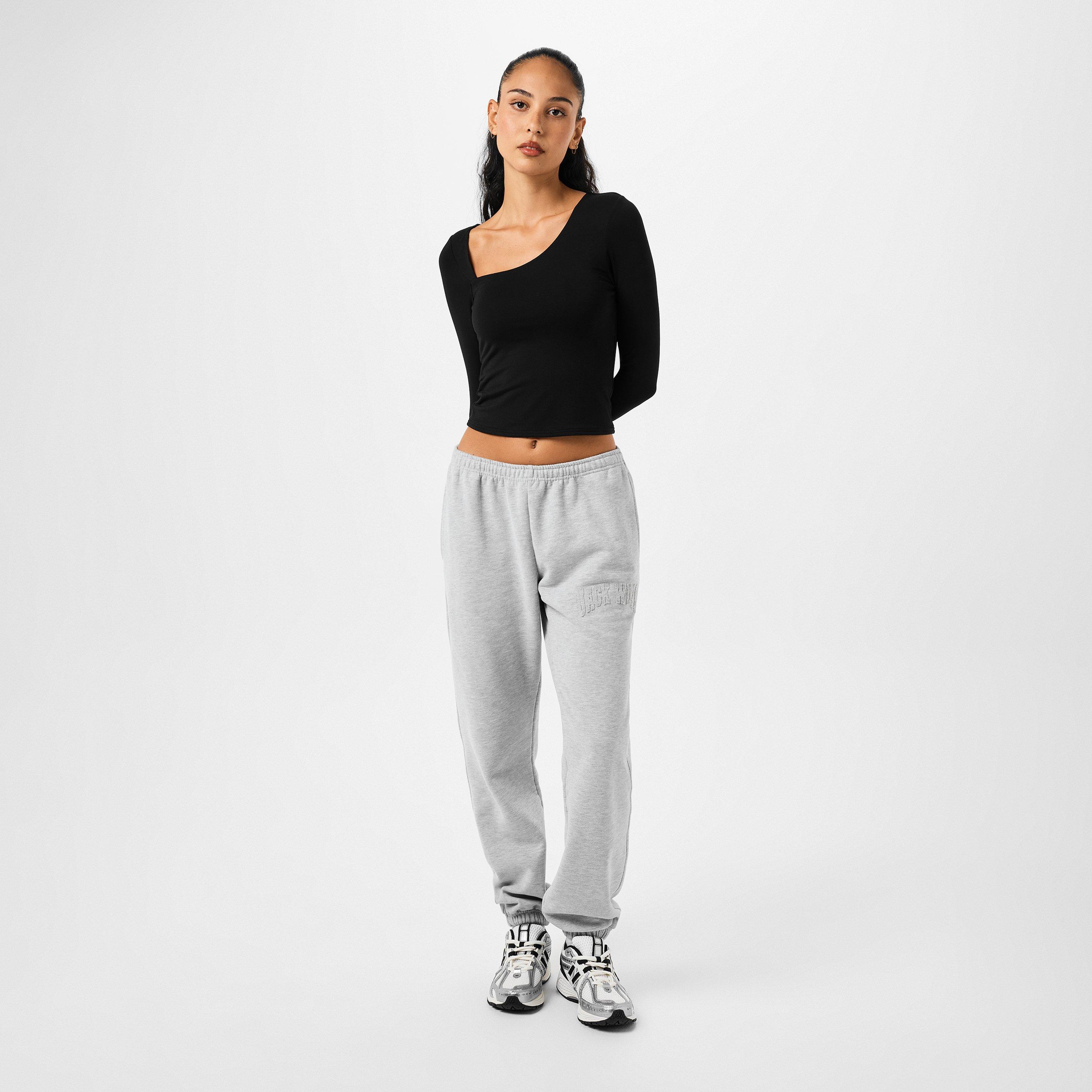 Zwart - Jack Wills - JW Slash Long-Sleeve T-Shirt - 4