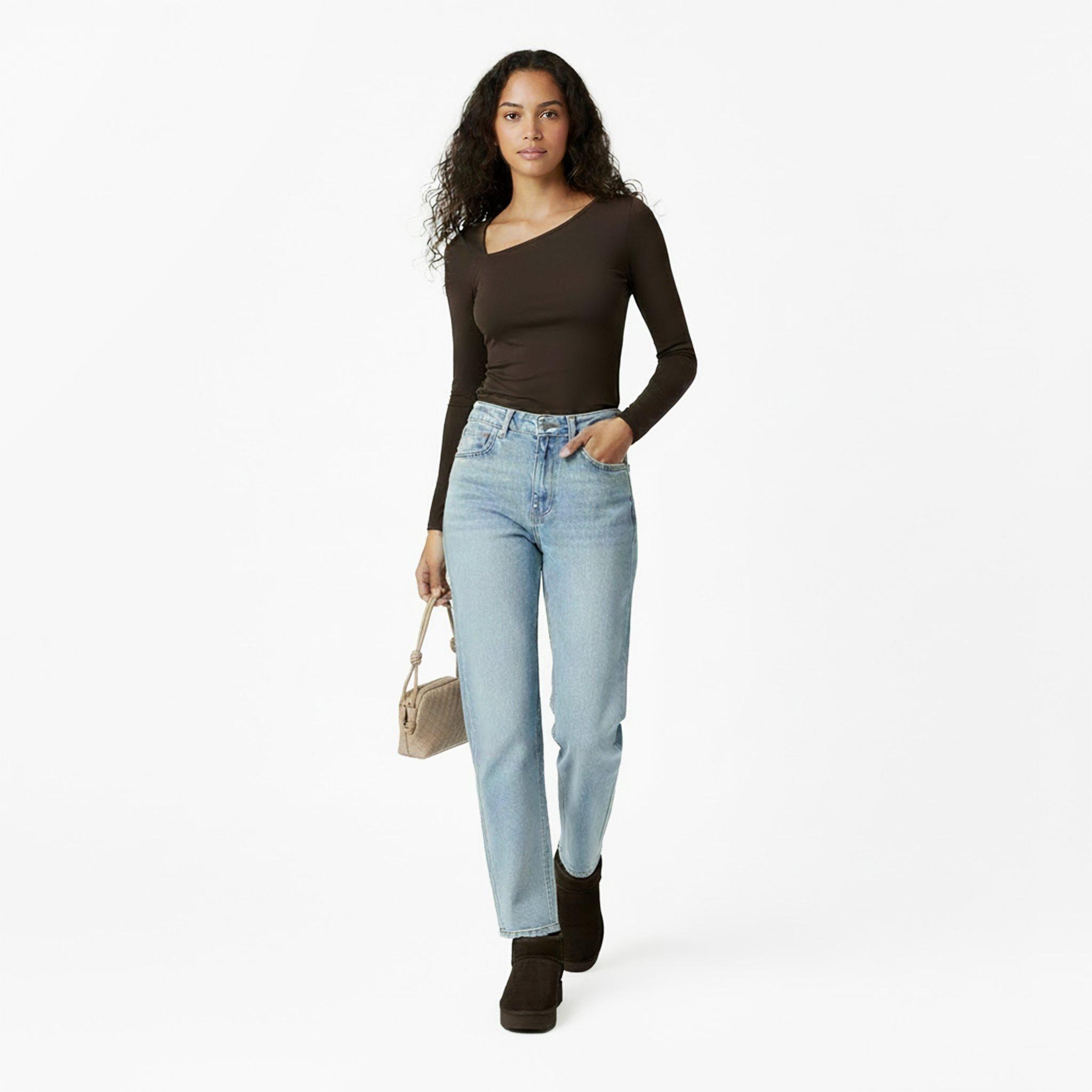 Brun - Jack Wills - Women's JW Slash Long-Sleeve T-Shirt - 5