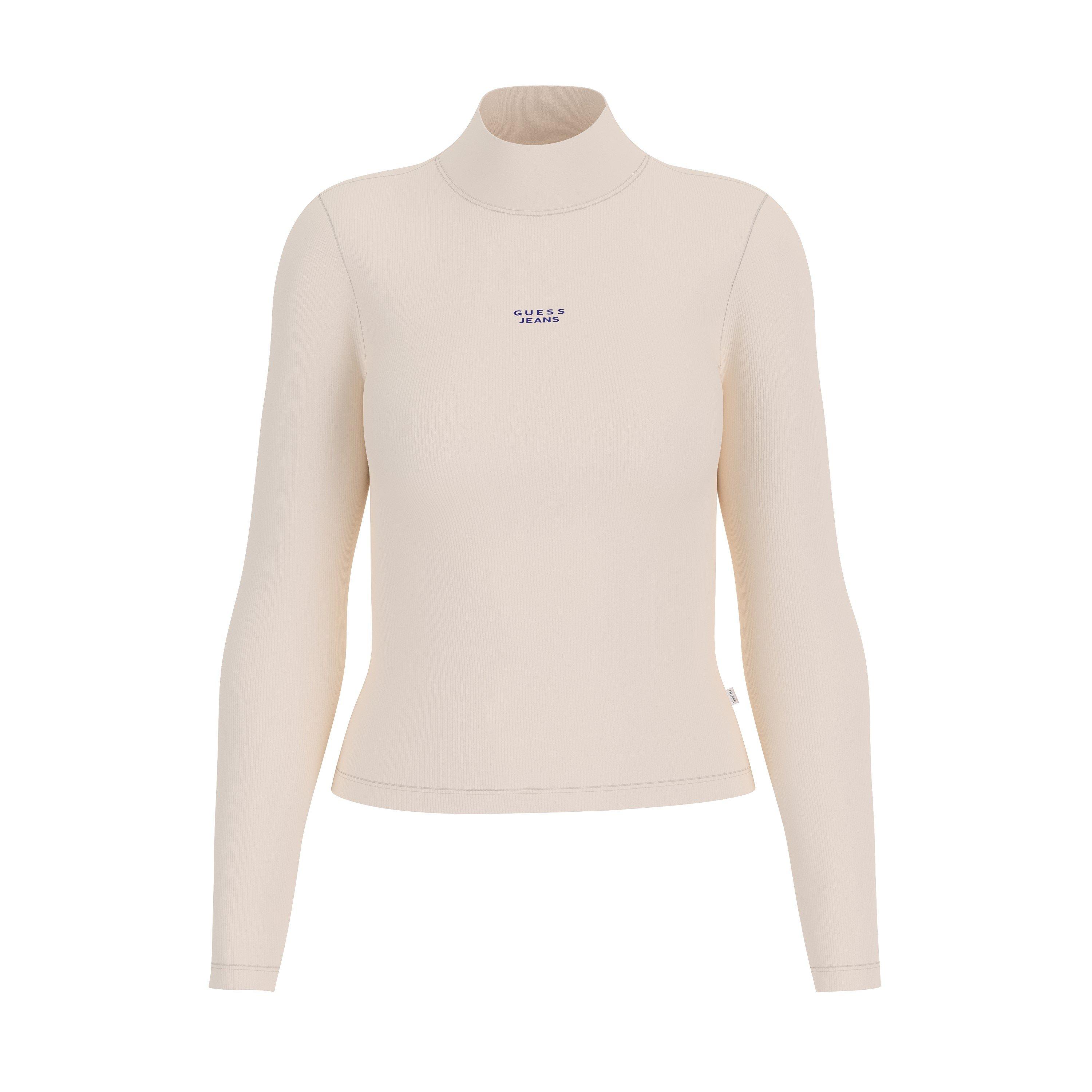 Sandy Strand - Guess - Women's Roll Neck Long Sleeve T-Shirt - 1