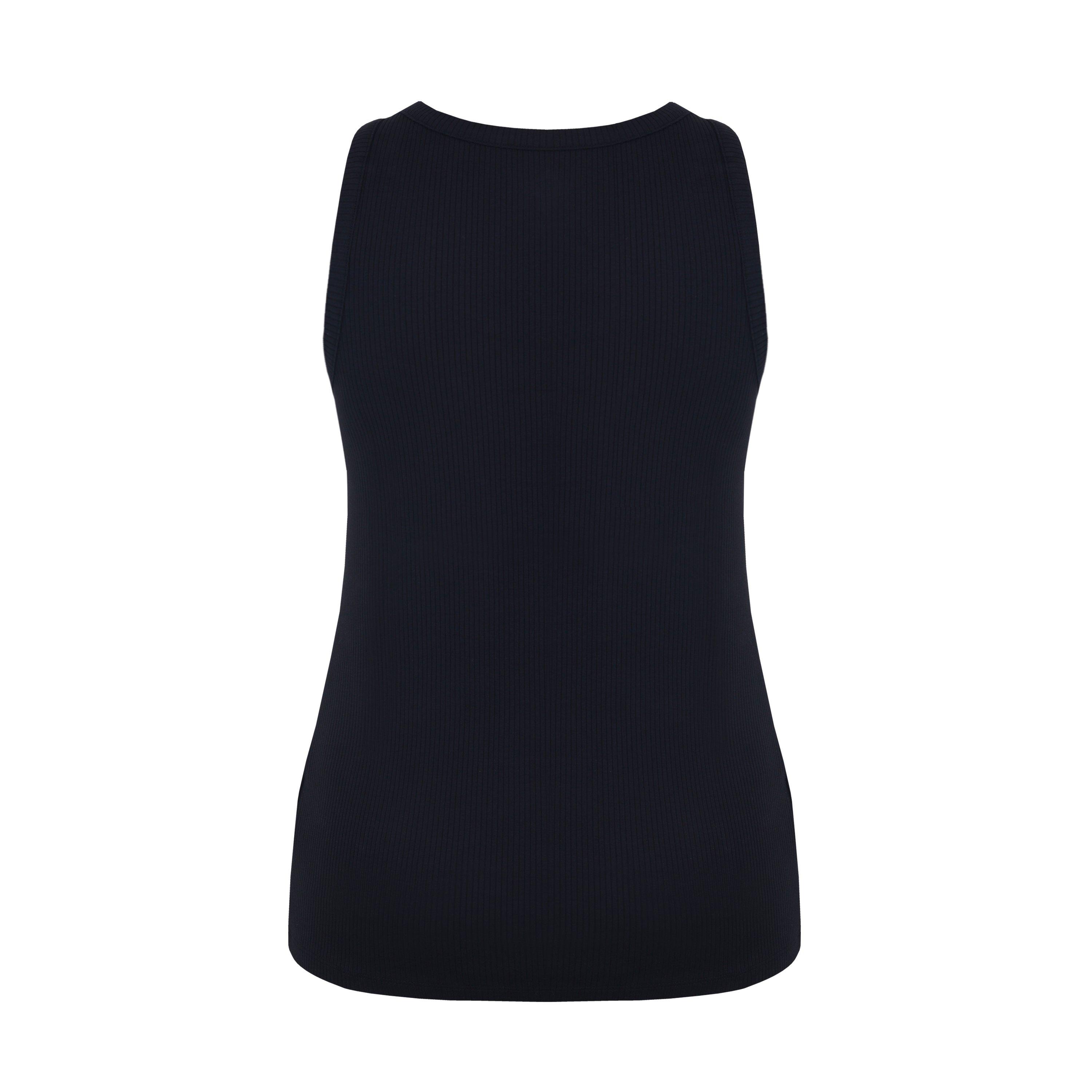Noir - Slazenger - Slaz Ribbed Tank Vest - 2