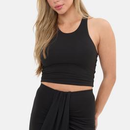 I Saw It First Racer Cropped Vest
