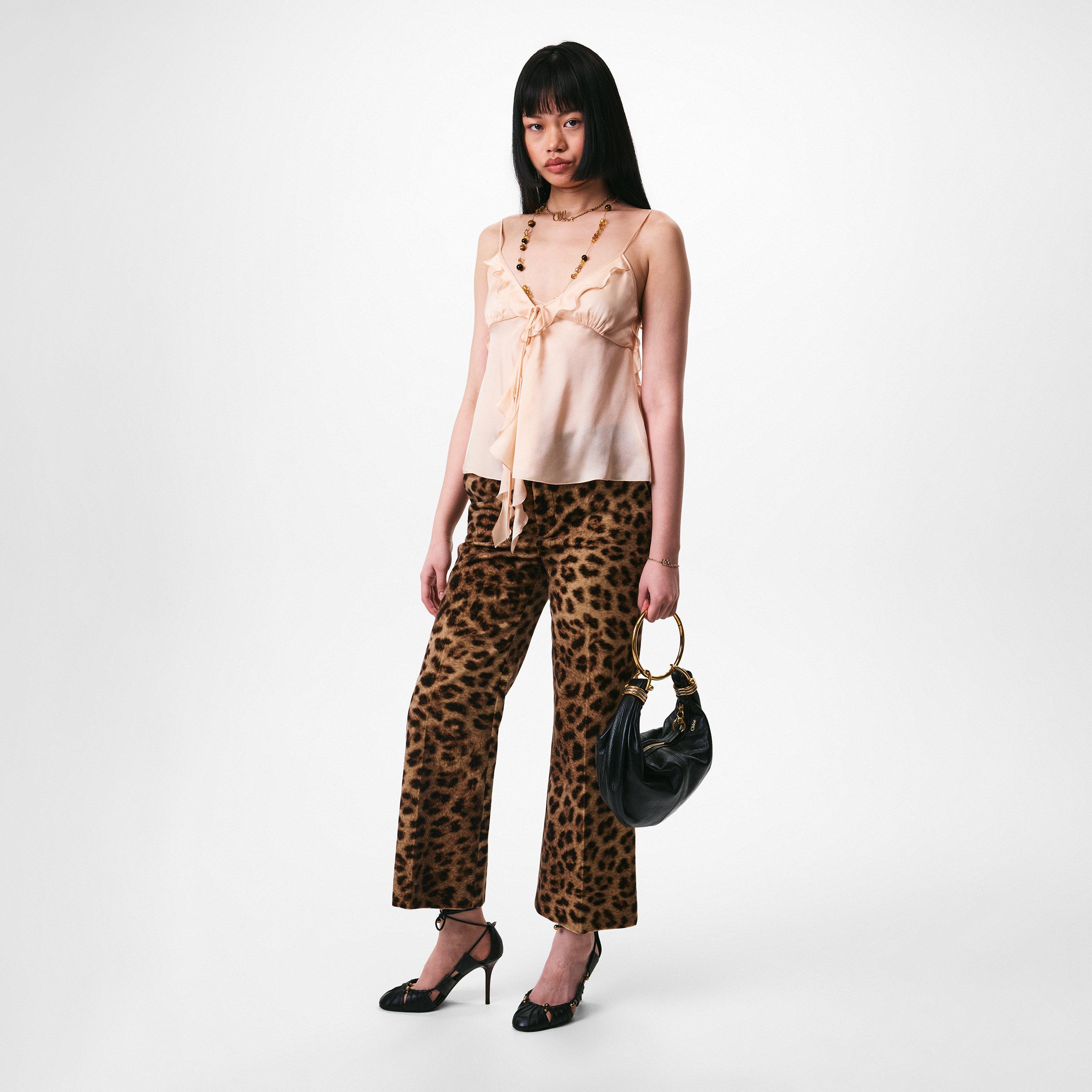 Delicate Pink - Chloe - Women's Silk Lightweight Adjustable Straps Cami Top - 5