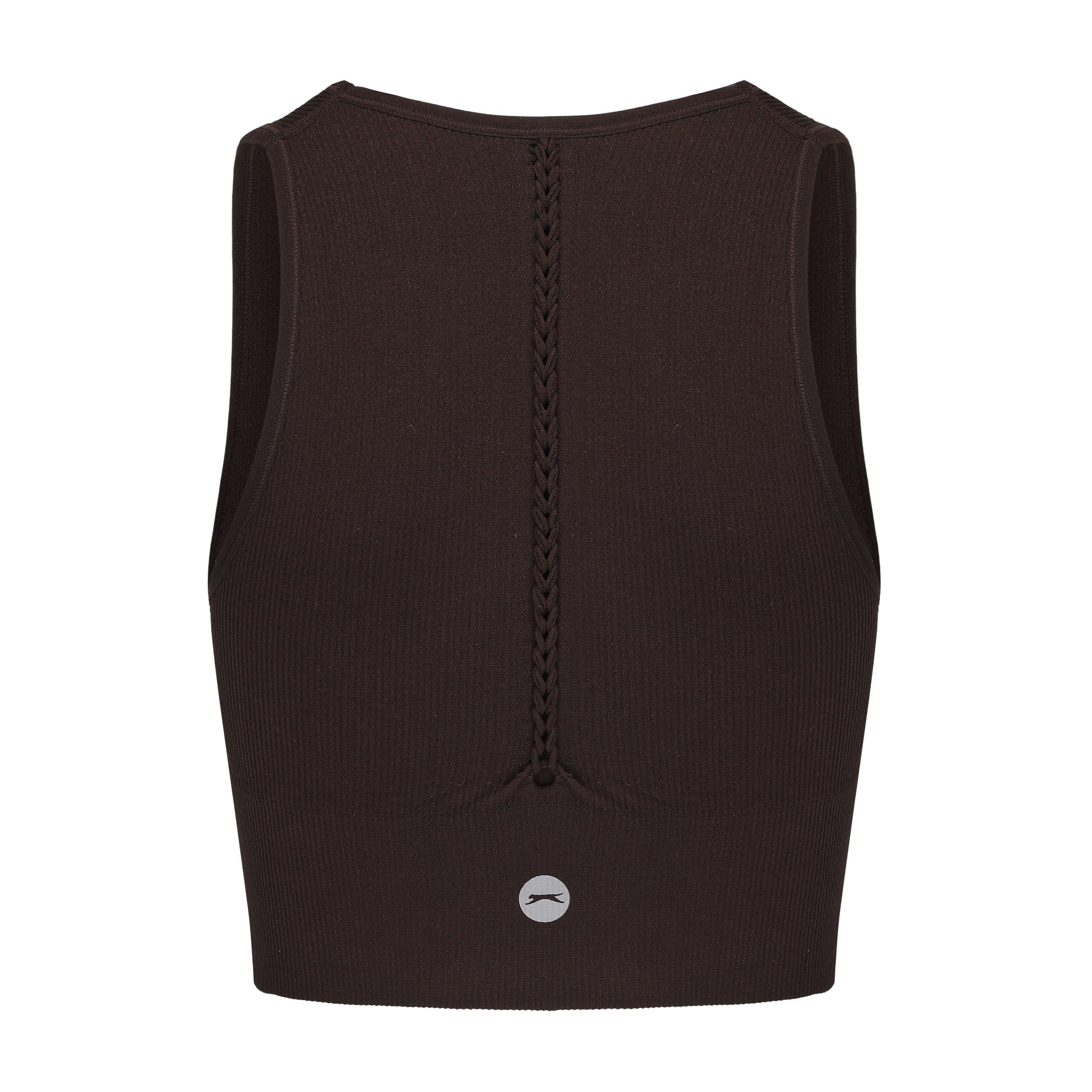 Chocolate/Sugar - Slazenger - 2pk Croptank Womens - 3