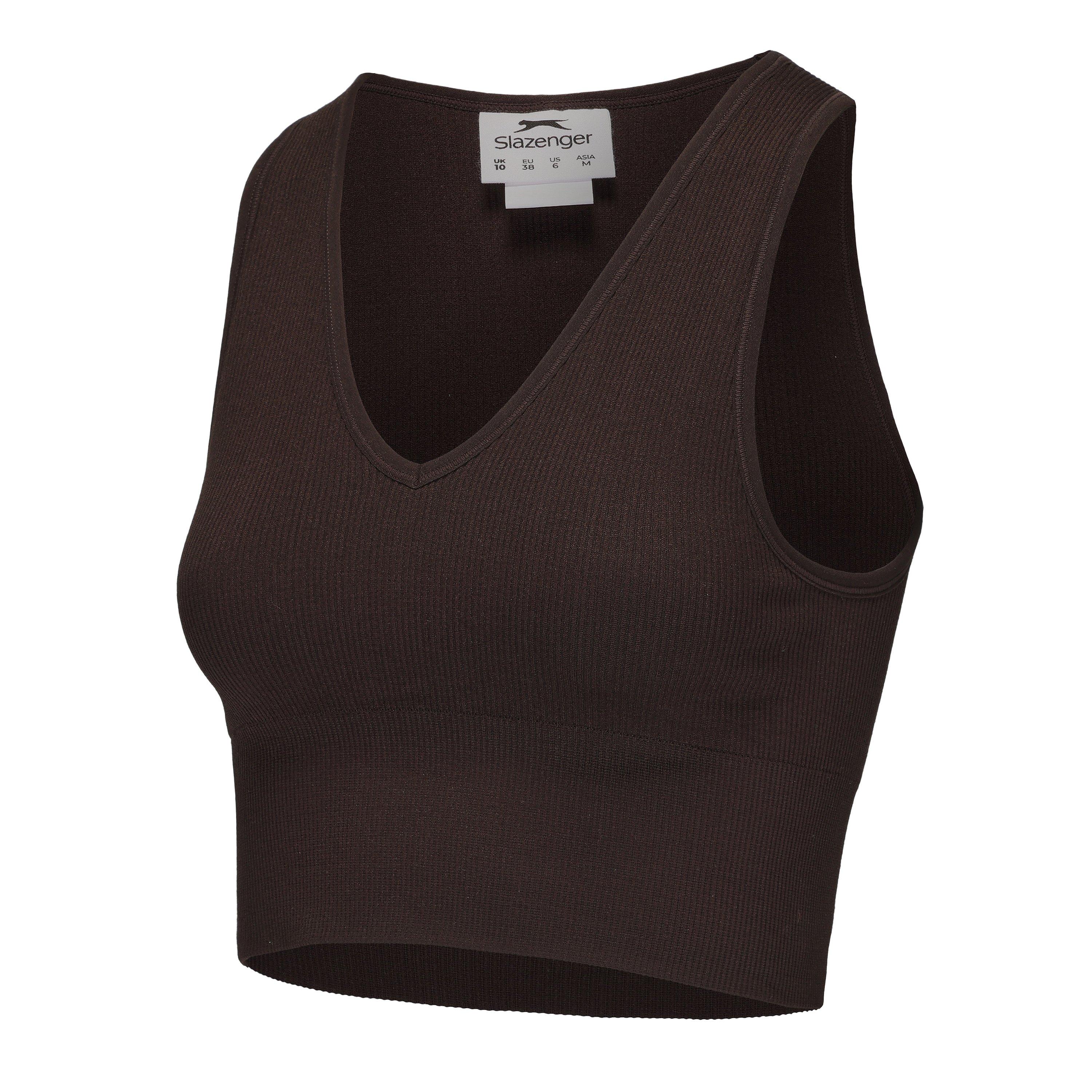 Chocolate/Sugar - Slazenger - 2pk Croptank Womens - 4