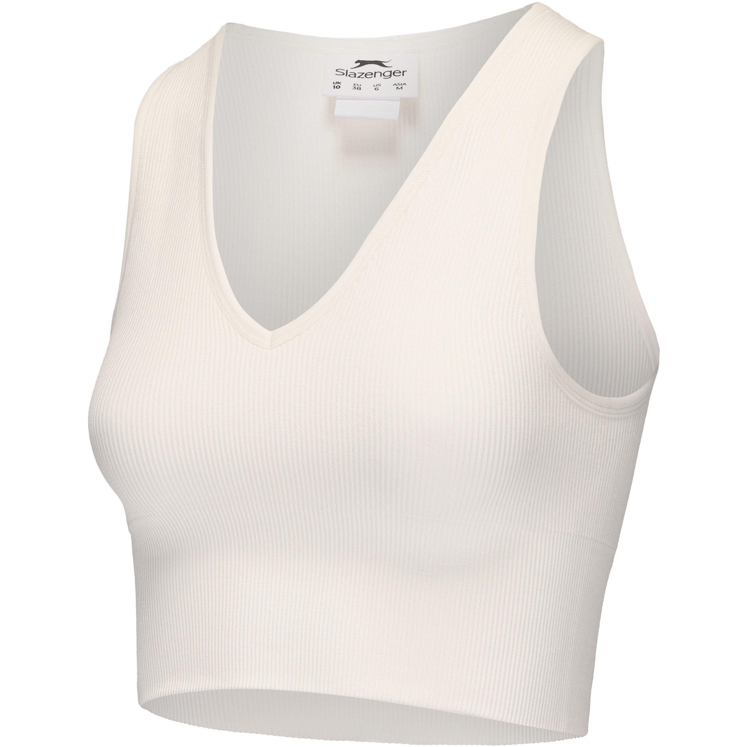 Chocolate/Sugar - Slazenger - 2pk Croptank Womens - 8