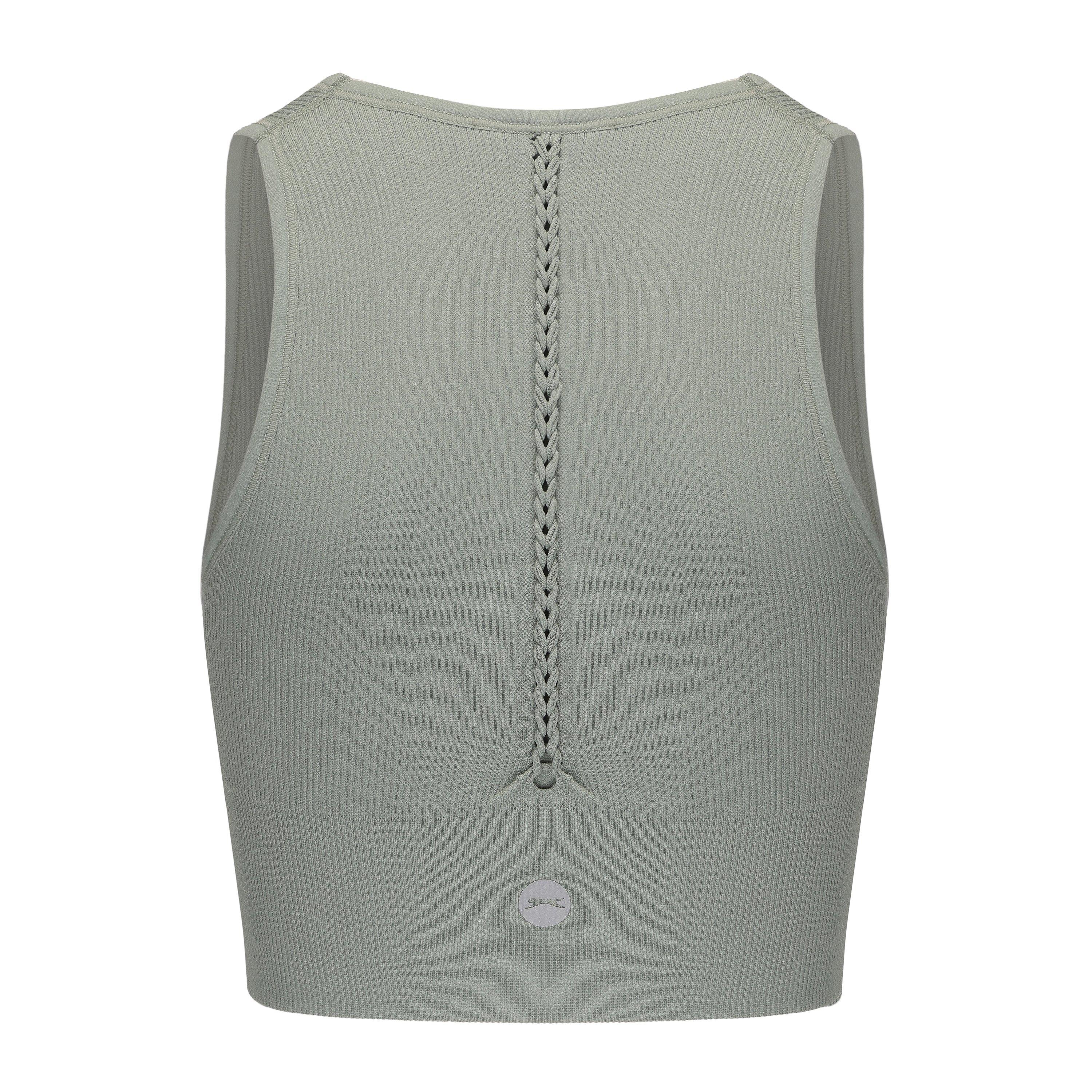 Green/Sugar - Slazenger - 2pk Croptank Womens - 3