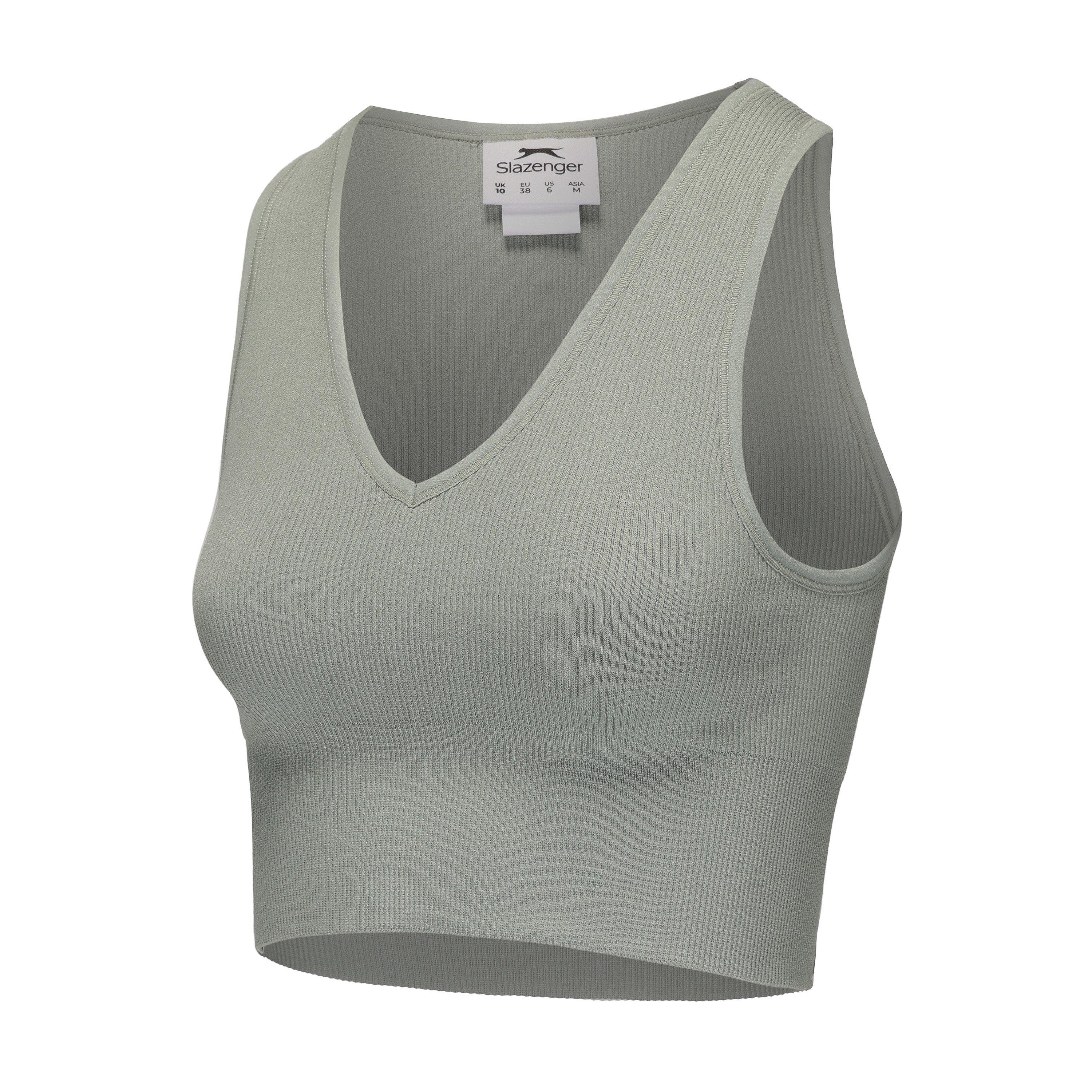 Green/Sugar - Slazenger - 2pk Croptank Womens - 4