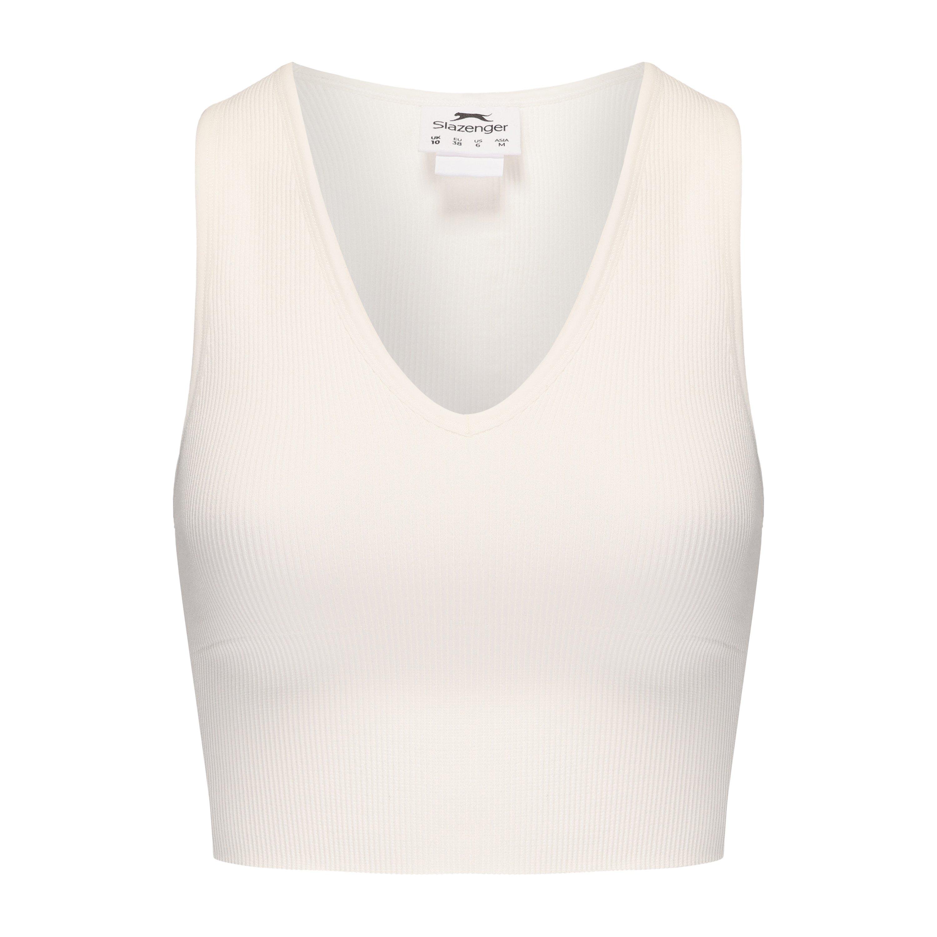 Green/Sugar - Slazenger - 2pk Croptank Womens - 6