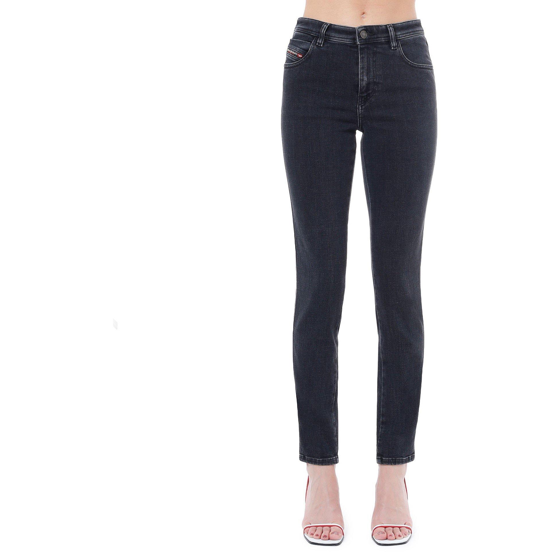Black/Grey Denm - Diesel - Women's Skinny Jeans - 3