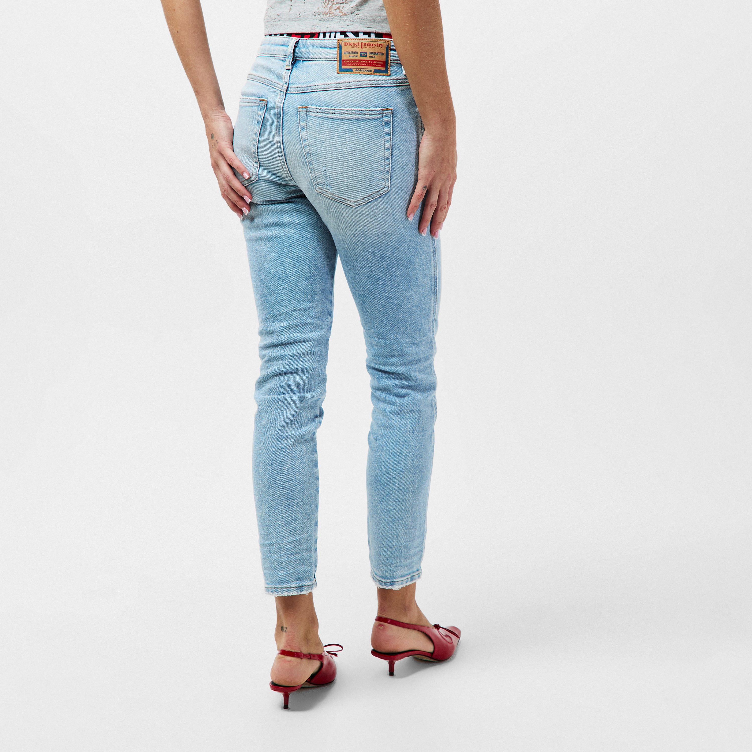 Blue Denim - Diesel - Women's Skinny Jeans - 4
