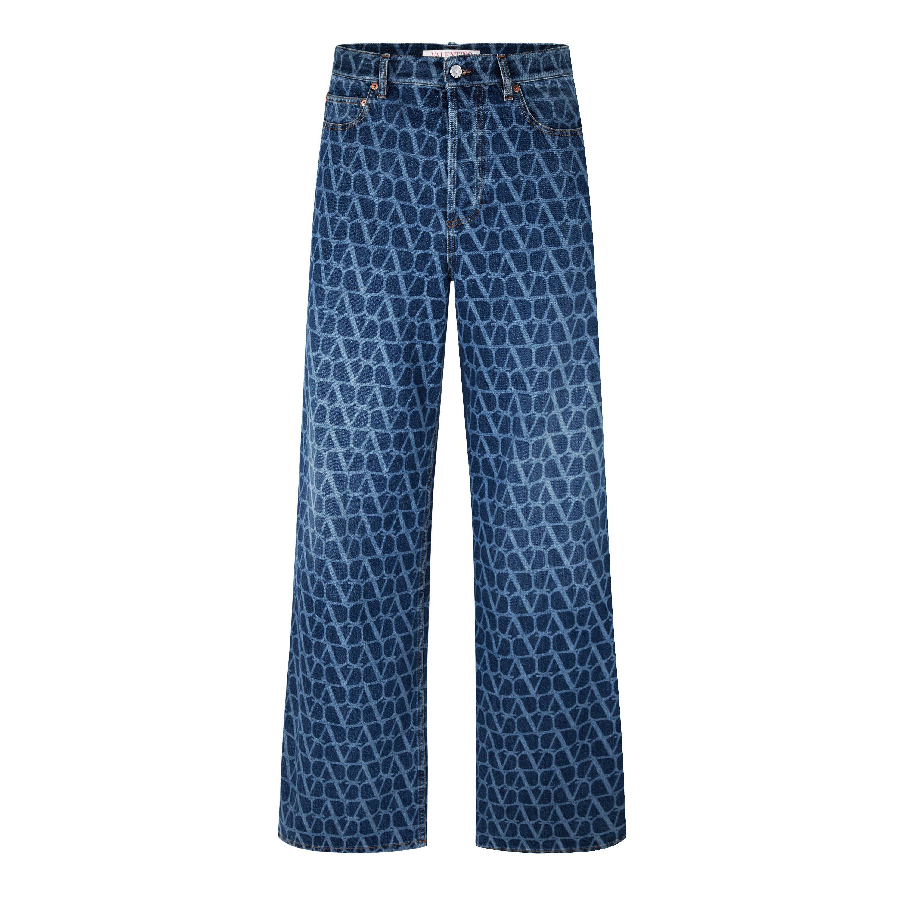 Blue - Valentino - Toile Iconographe Jeans - 5