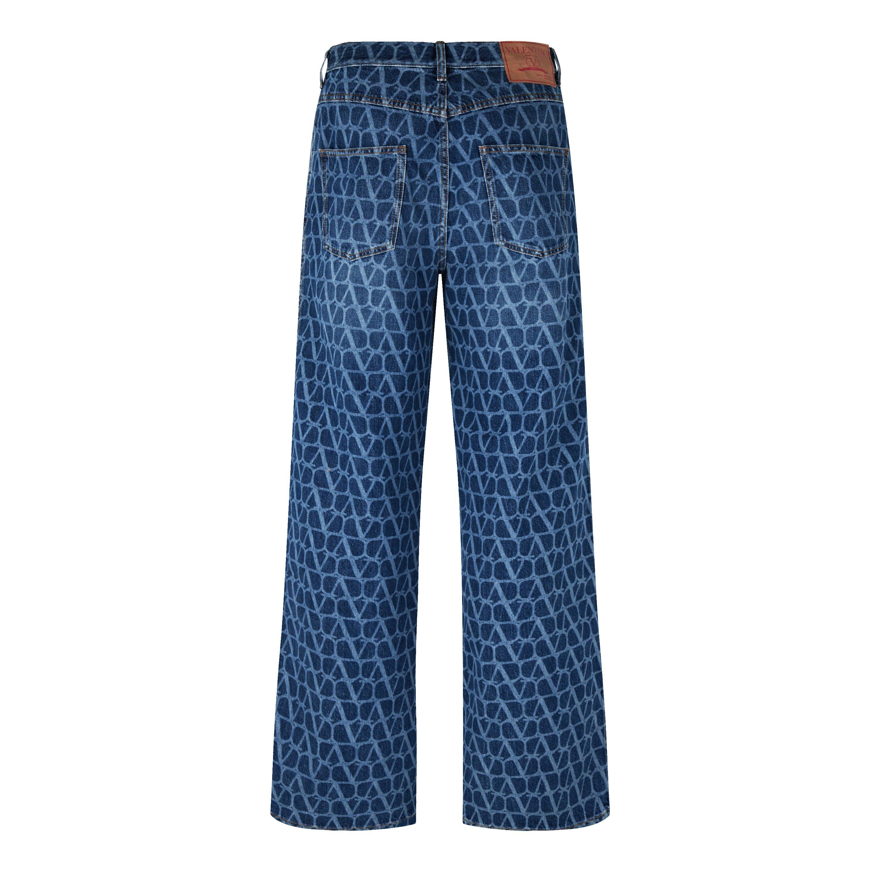 Blue - Valentino - Toile Iconographe Jeans - 6