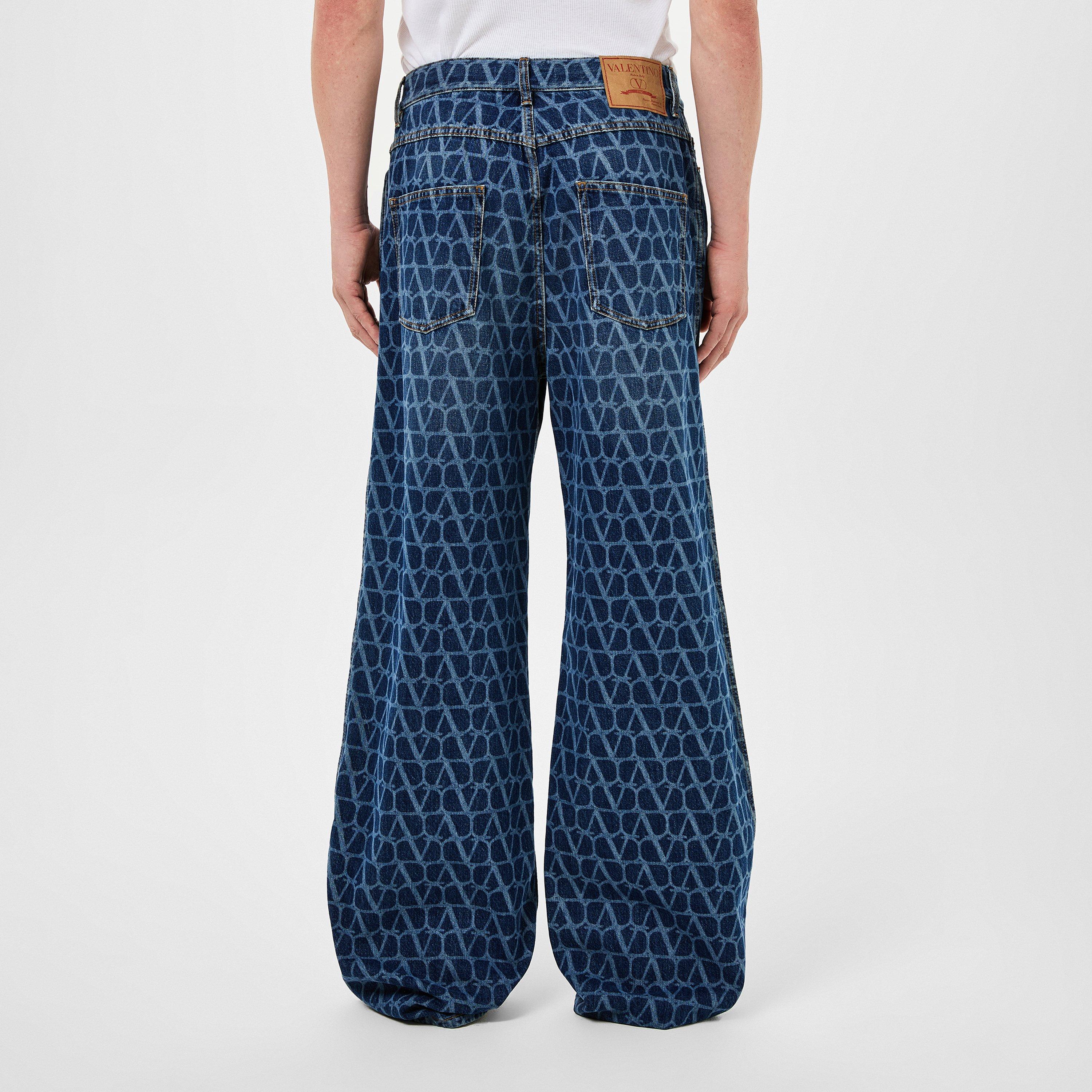 Blue - Valentino - Toile Iconographe Jeans - 3