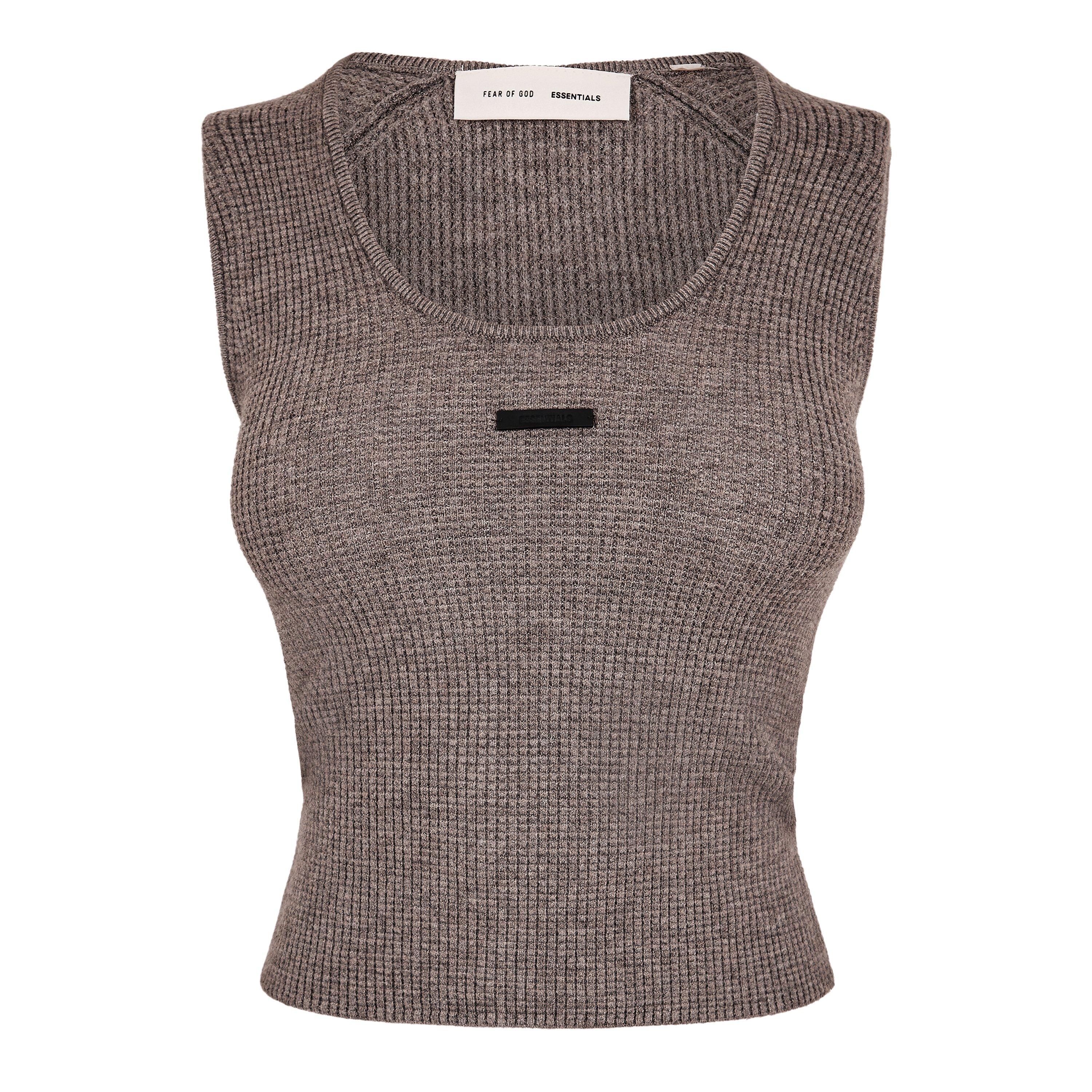 Fear Of God Essentials Women's Waffle Tank Vest - Homestead - 10 (S)