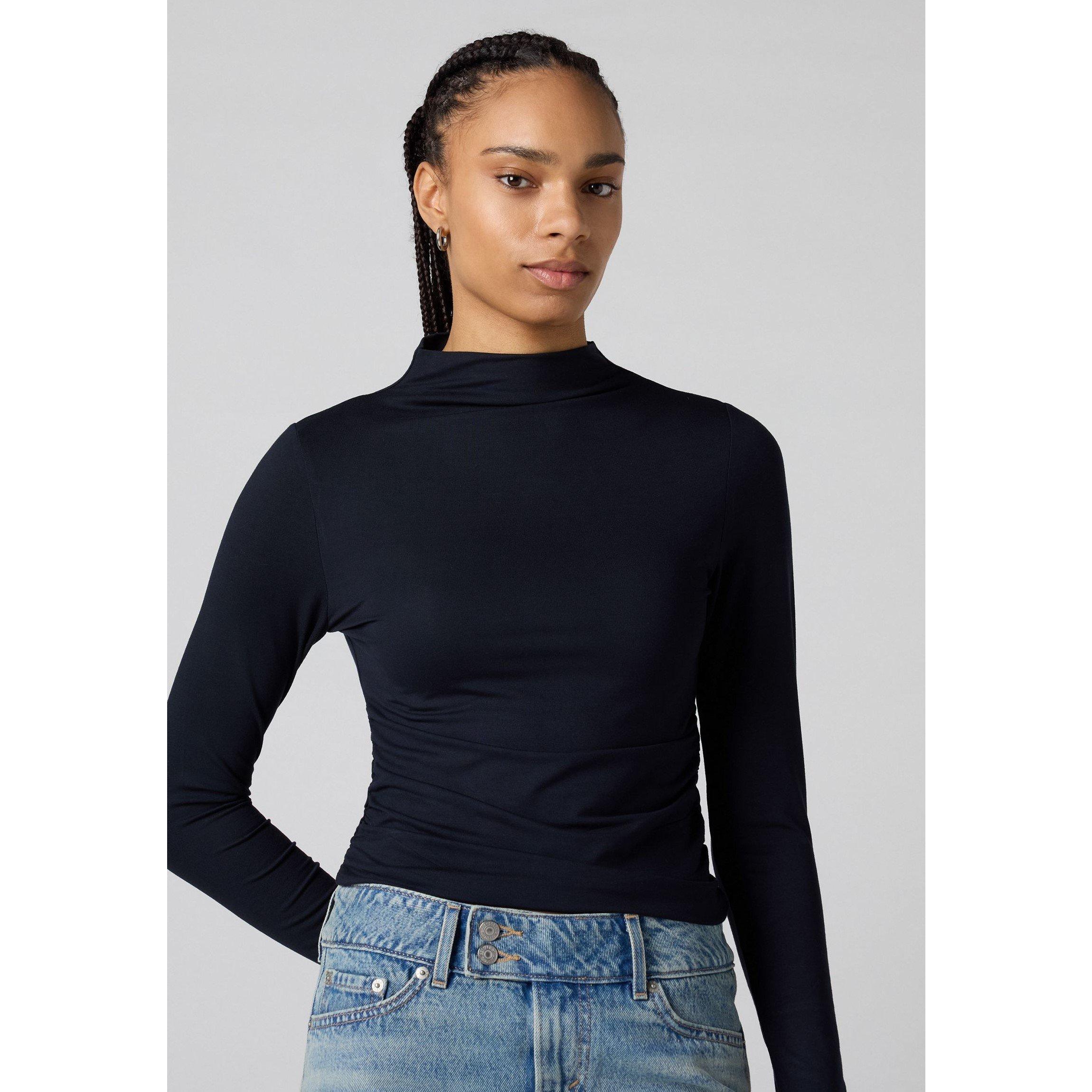 Anthracite Ngt - Levis - Women's Nina Cotton Long Sleeve T-Shirt - 5