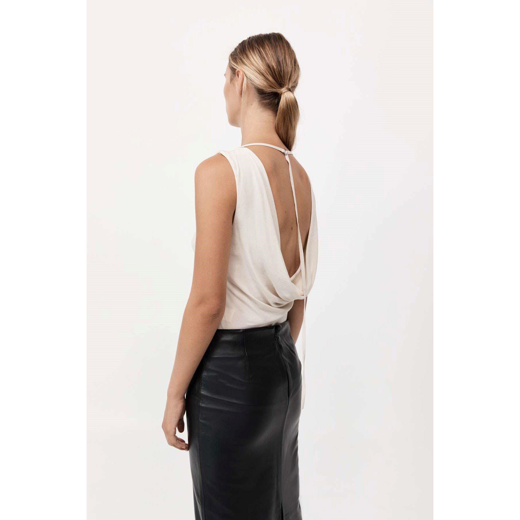 Dove - St. Agni - Women's Draped Cowl Vest - 4