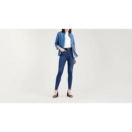 Levis J Brand mid-rise cropped jeans