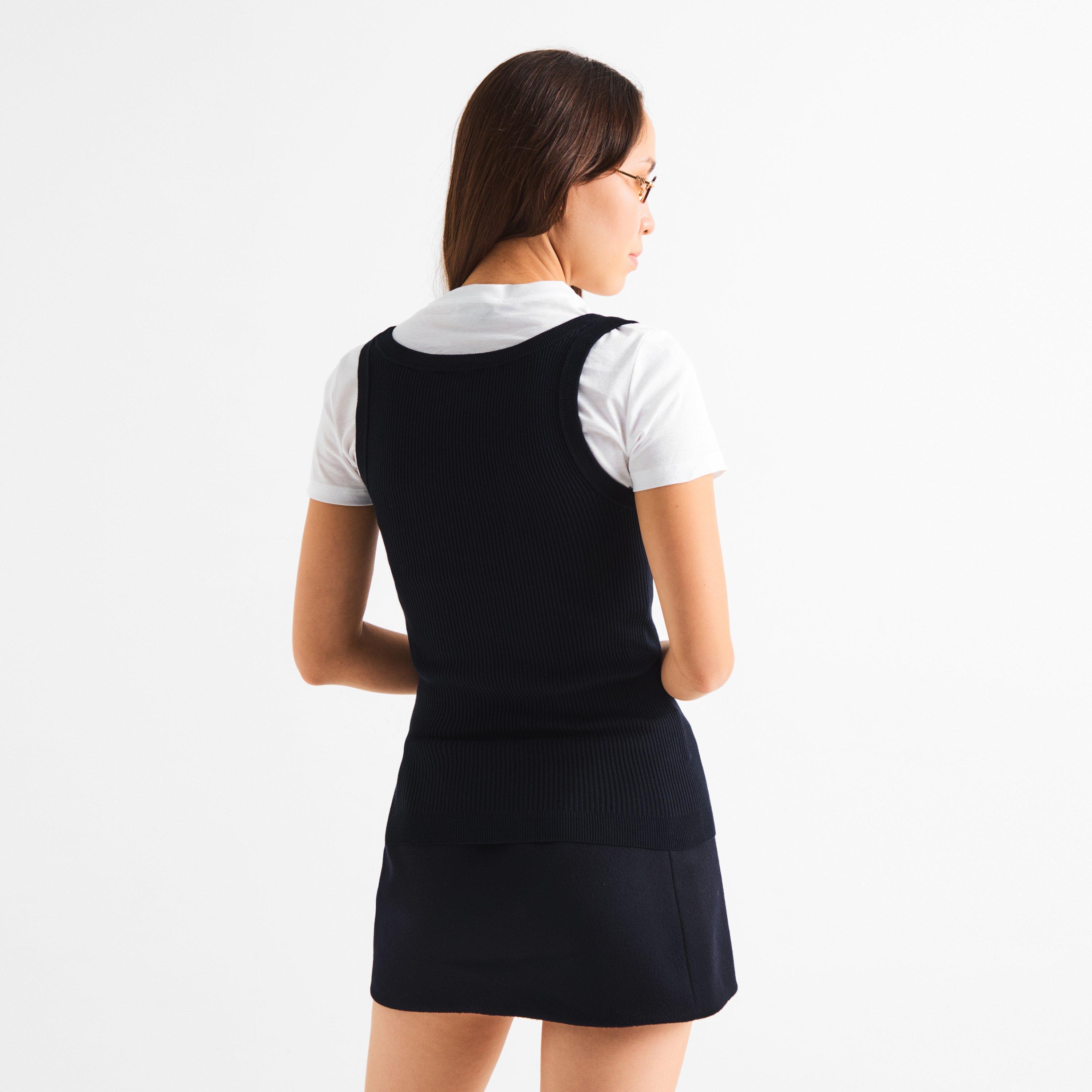 Bleu - Miu Miu - Miu Rib Tank Ld64 - 4