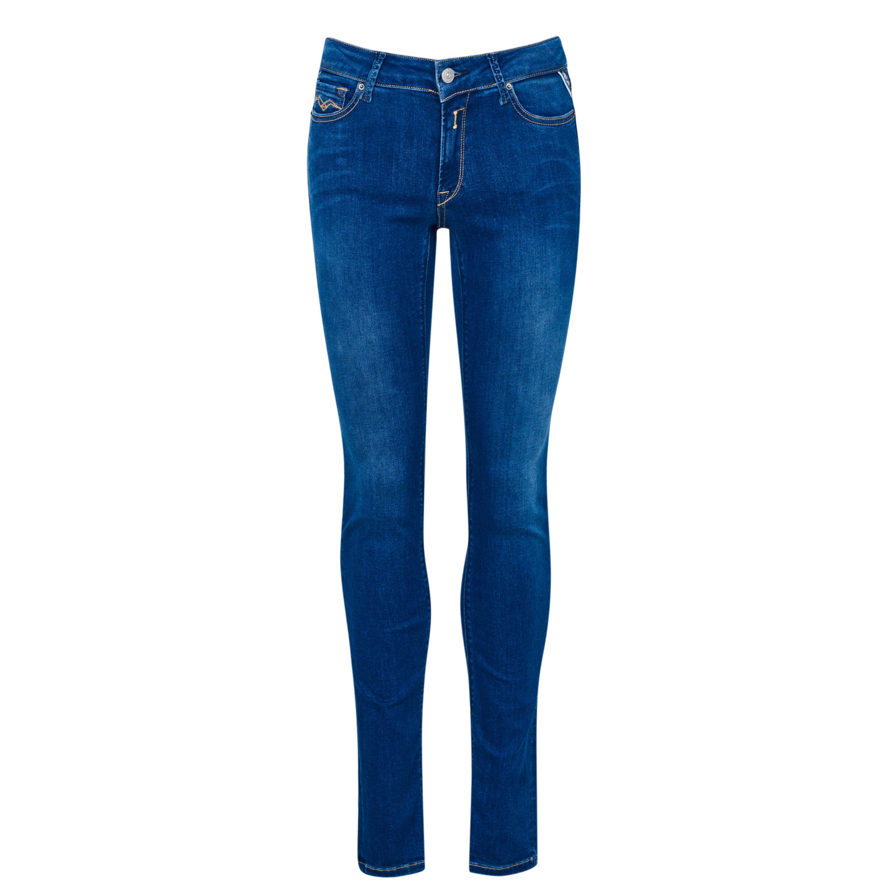 Med Blue 009 - Replay - Luzien Power Stretch Skinny Jeans - 1