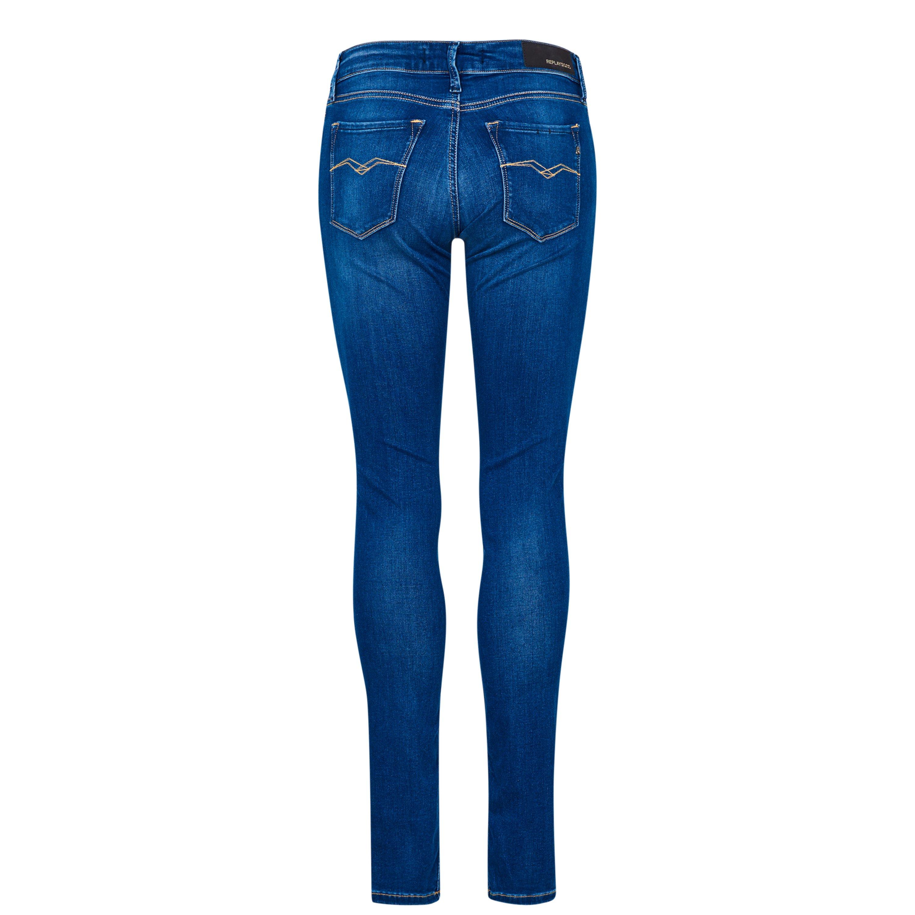 Med Blue 009 - Replay - Luzien Power Stretch Skinny Jeans - 6