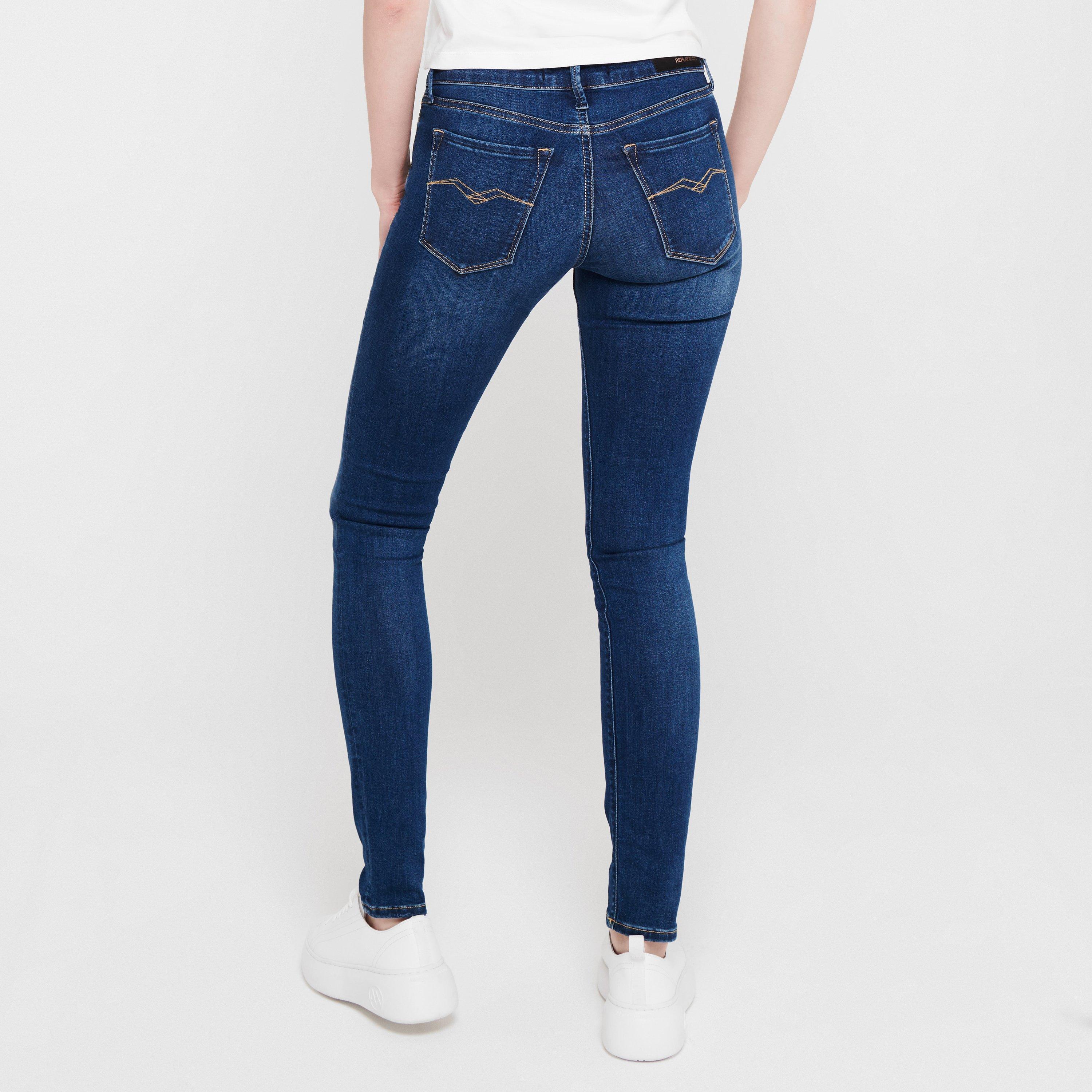 Med Blue 009 - Replay - Luzien Power Stretch Skinny Jeans - 3