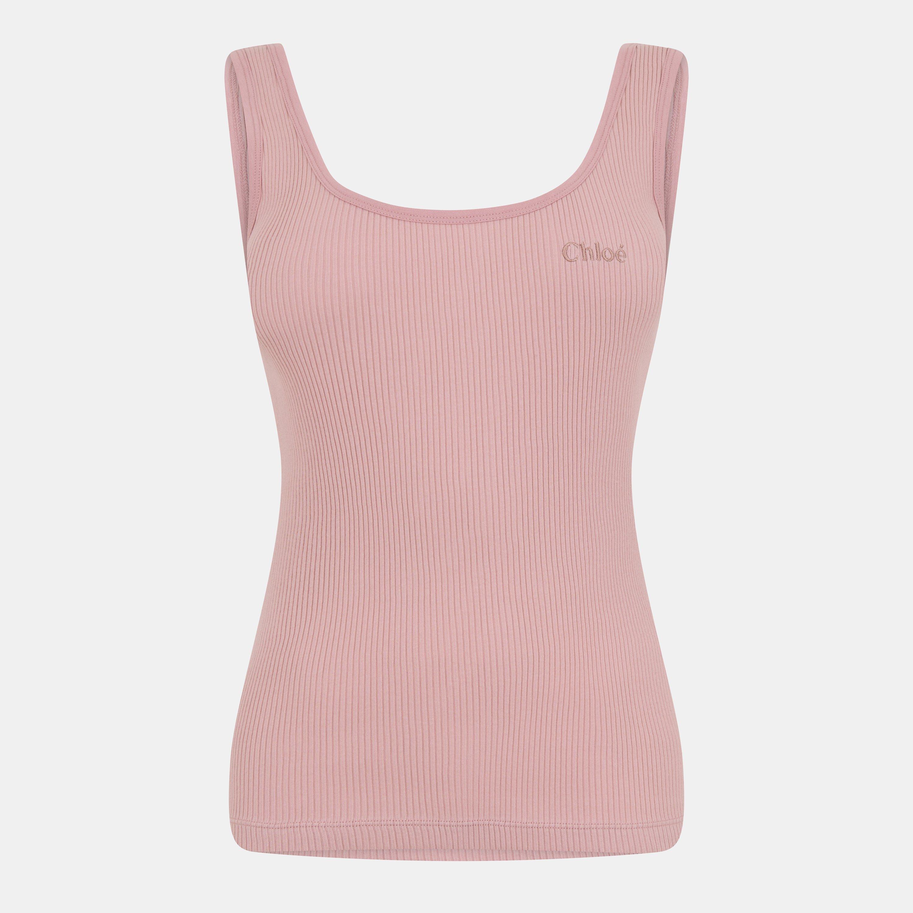 Chloe Women's Tank Vest - Smoky Rose - Size 12 (38)