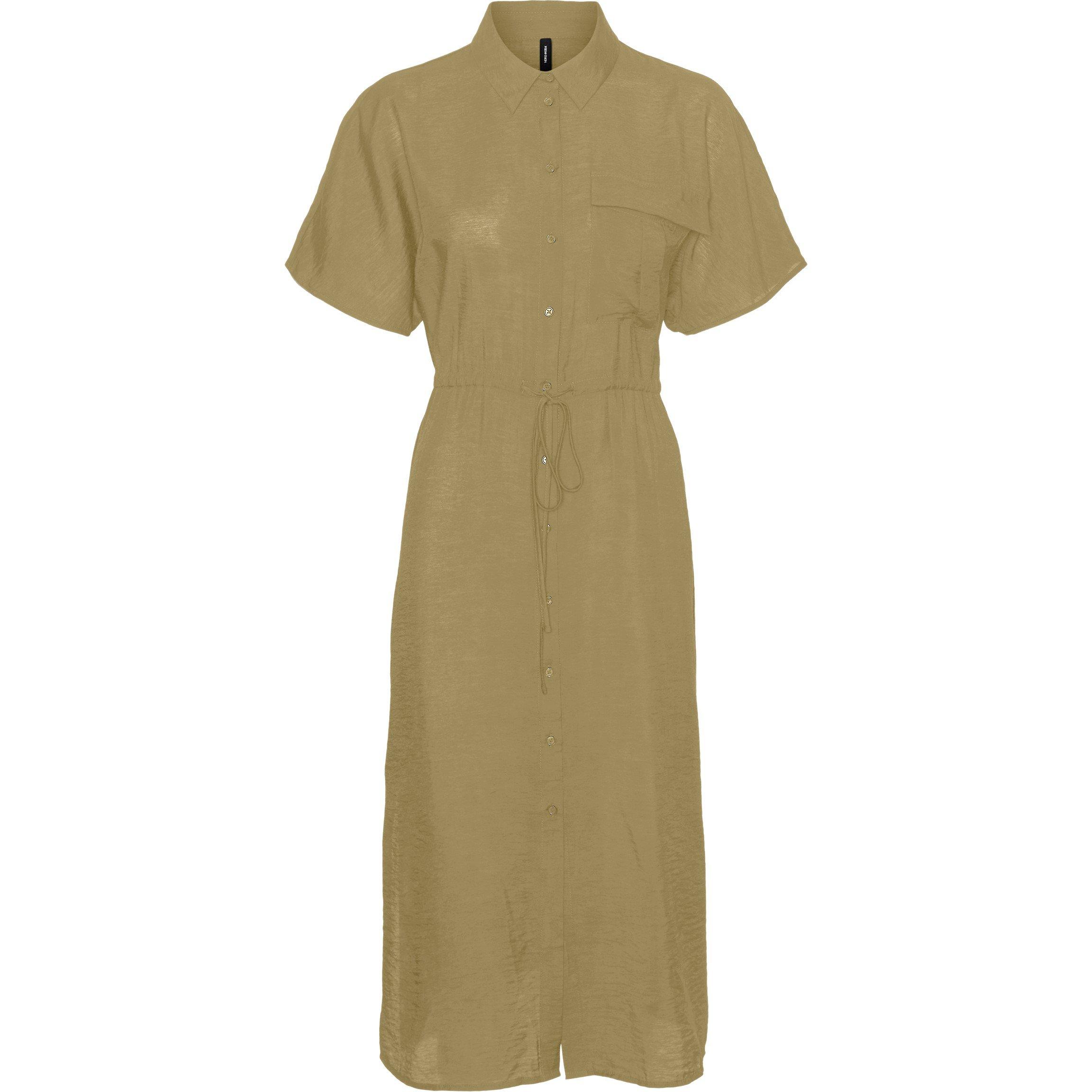 Khaki - Vero Moda - Women's Iris Shirt Dress - 5