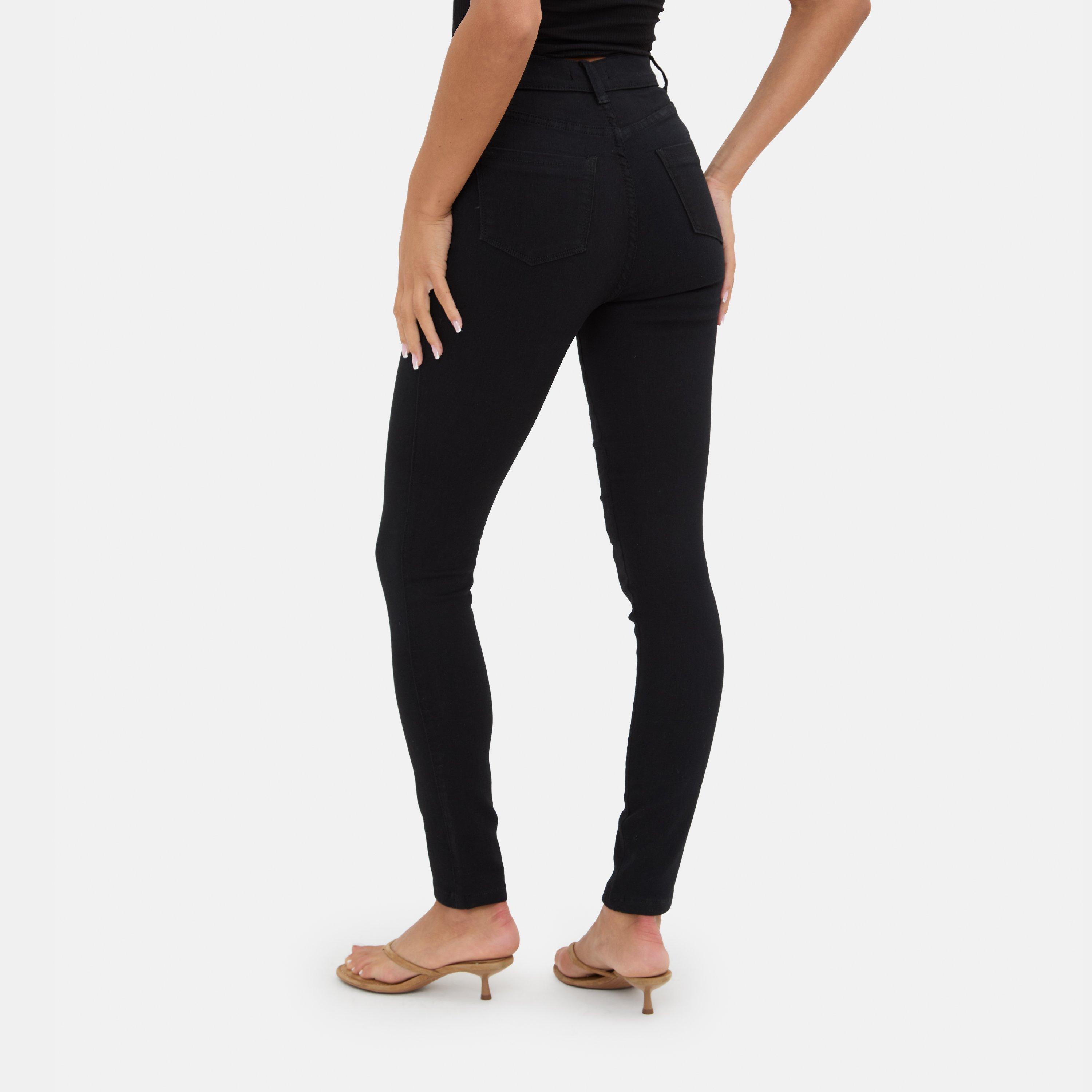 Black - I Saw It First - High Waisted Skinny Jean - 2
