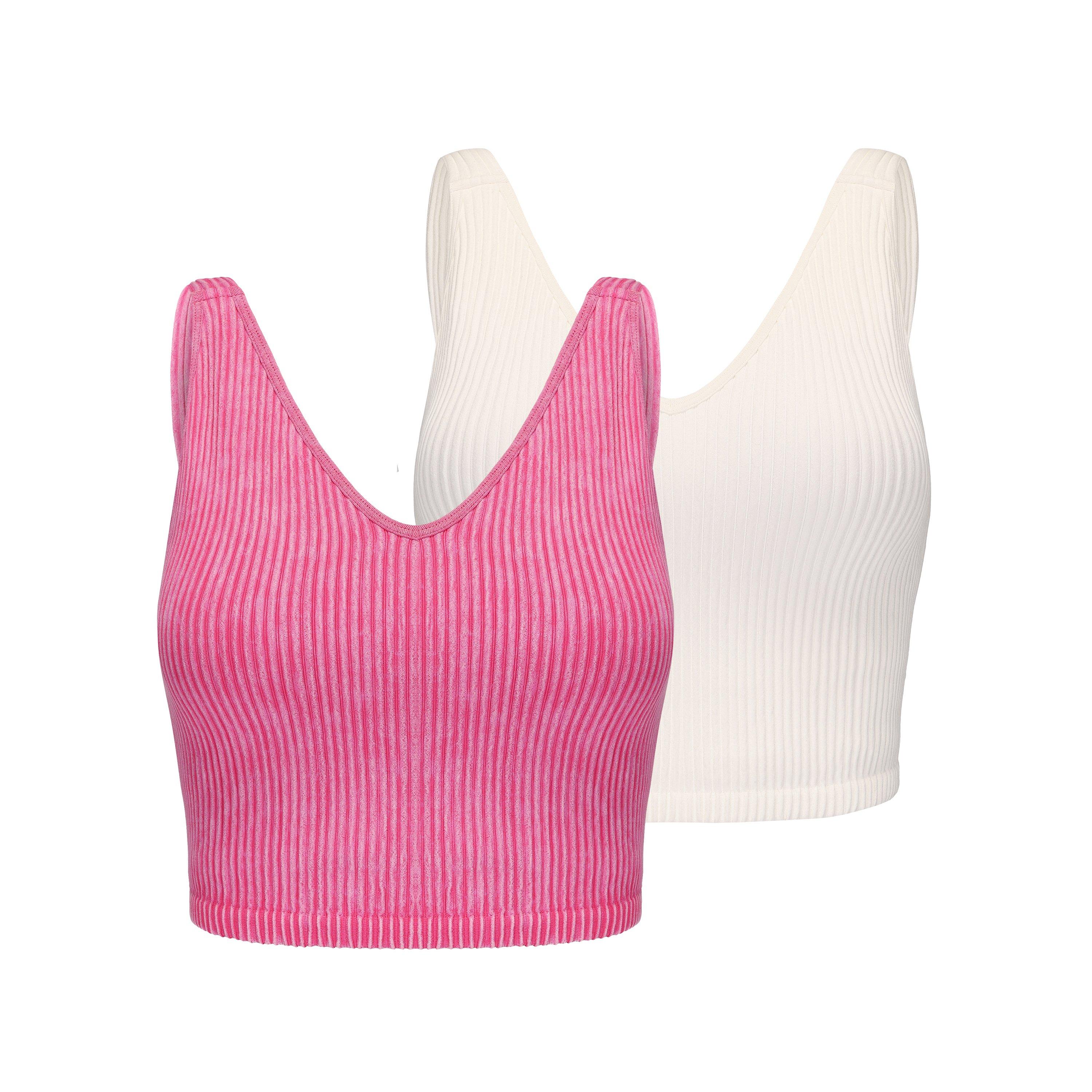 Raspberry/Sugar - Slazenger - 2PK Bra Tank Womens - 1