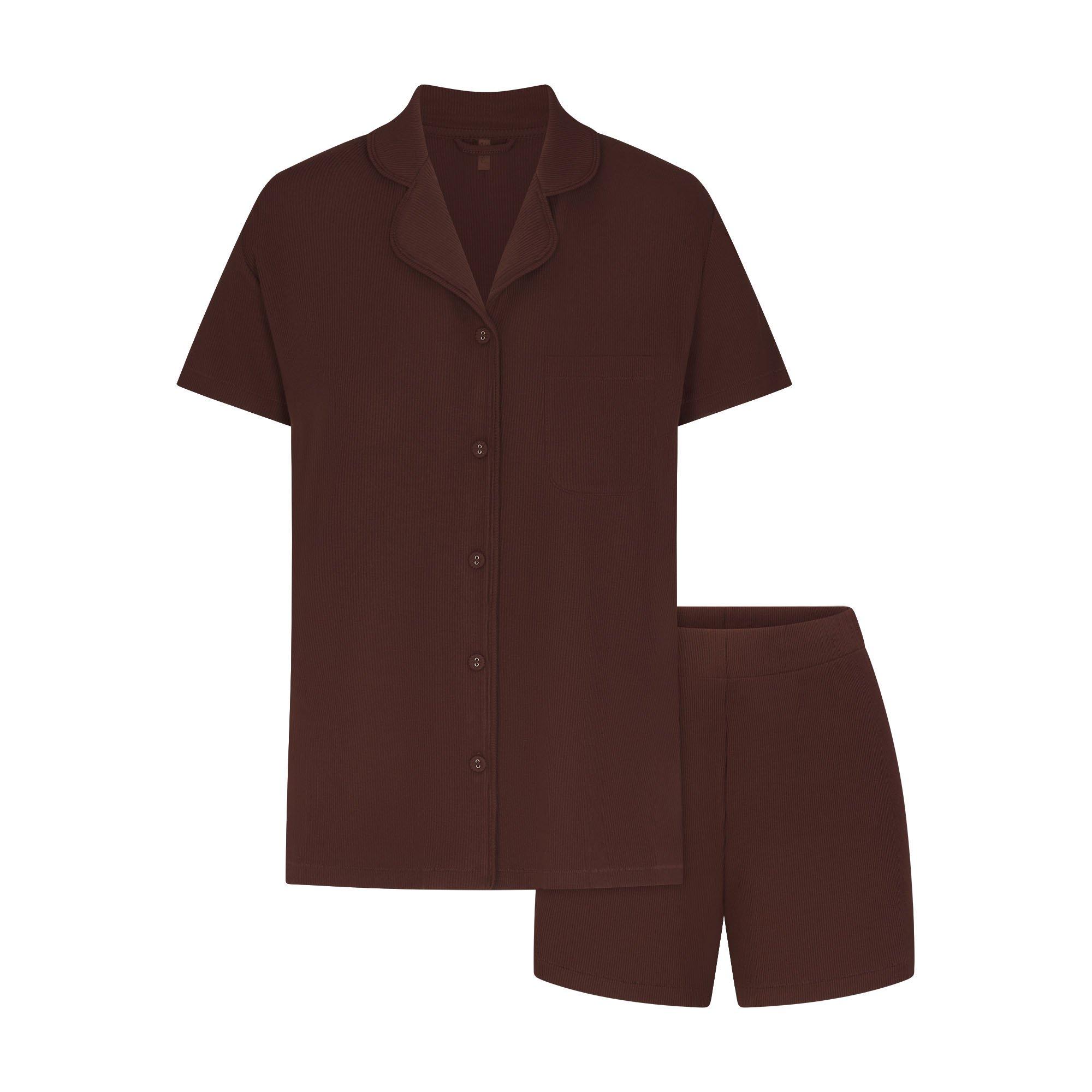 SKIMS Women's Short PJ Set Cami Top - COCOA - Size 8 (XS)
