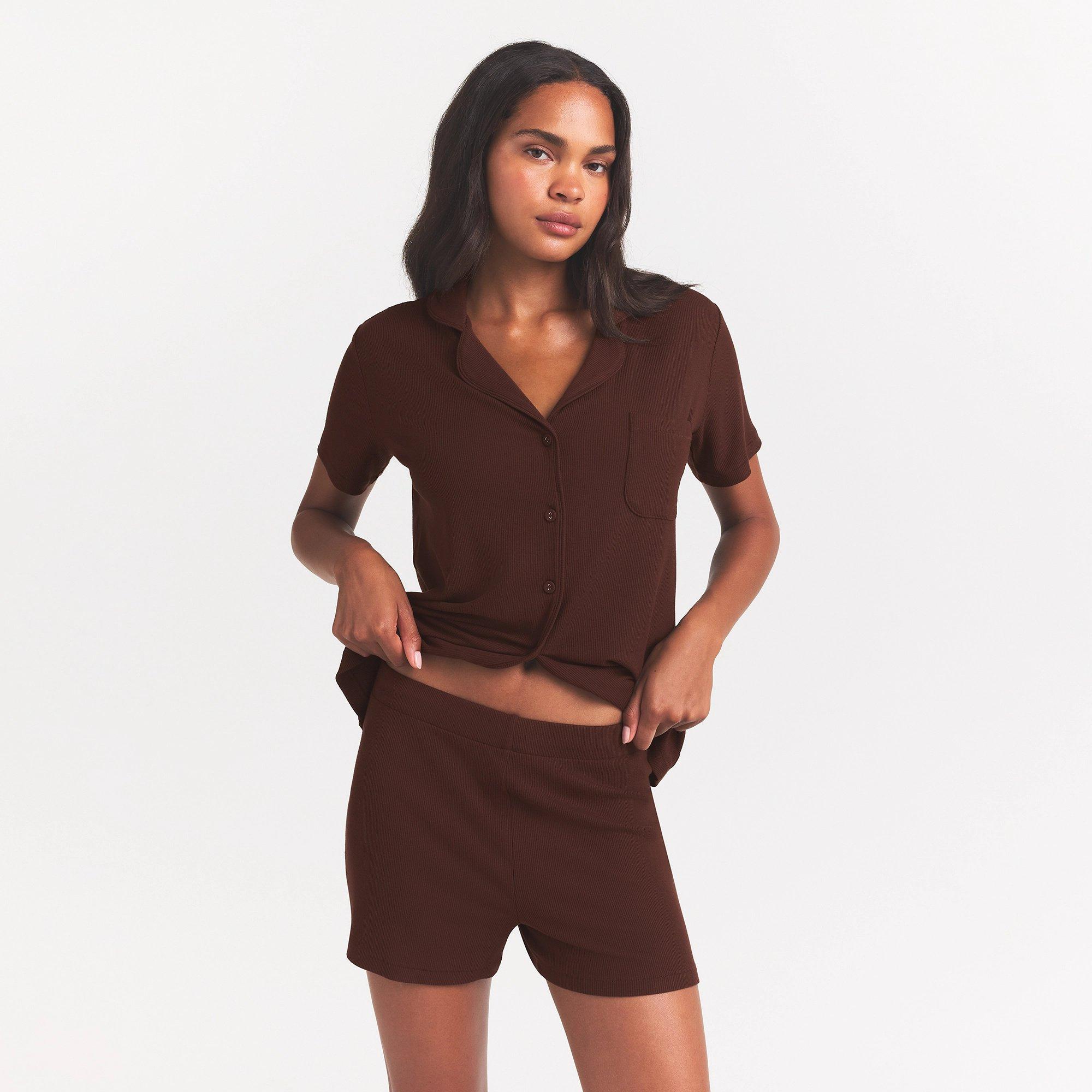 COCOA - SKIMS - Women's Short PJ Set Cami Top - 4