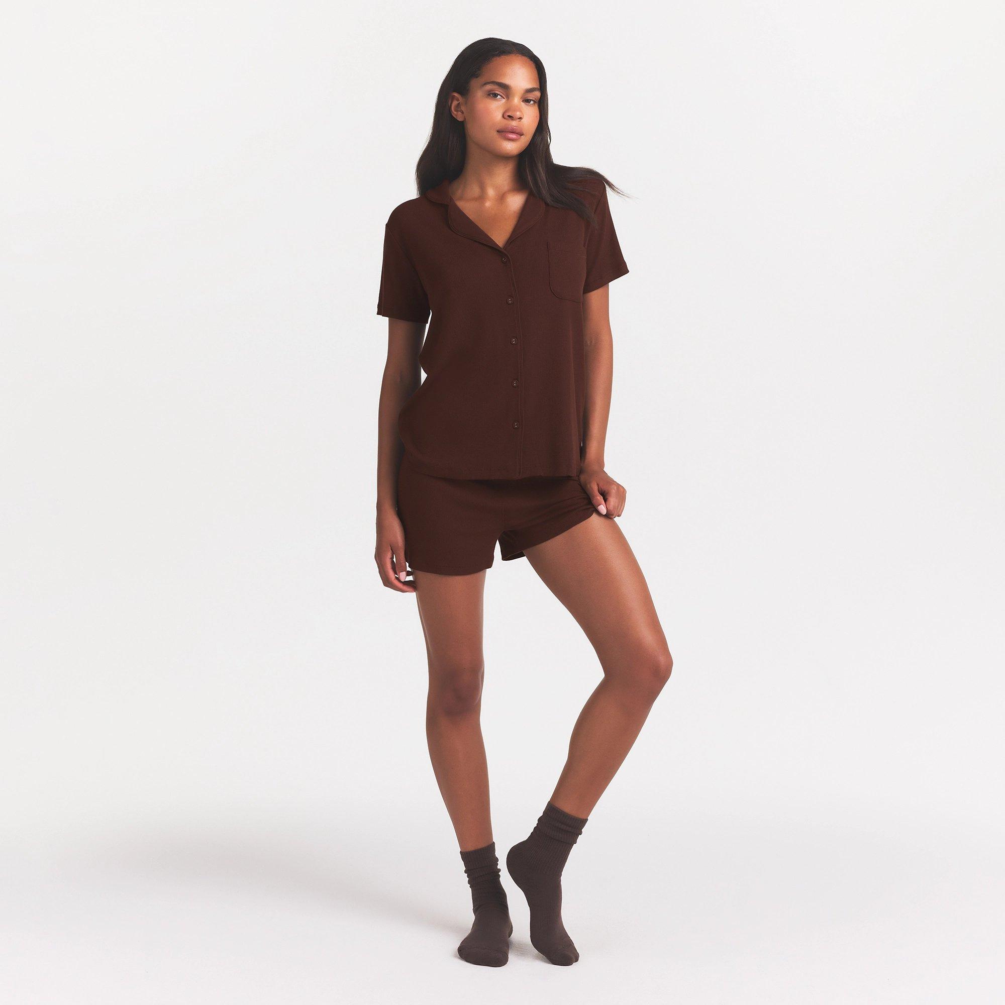COCOA - SKIMS - Women's Short PJ Set Cami Top - 7