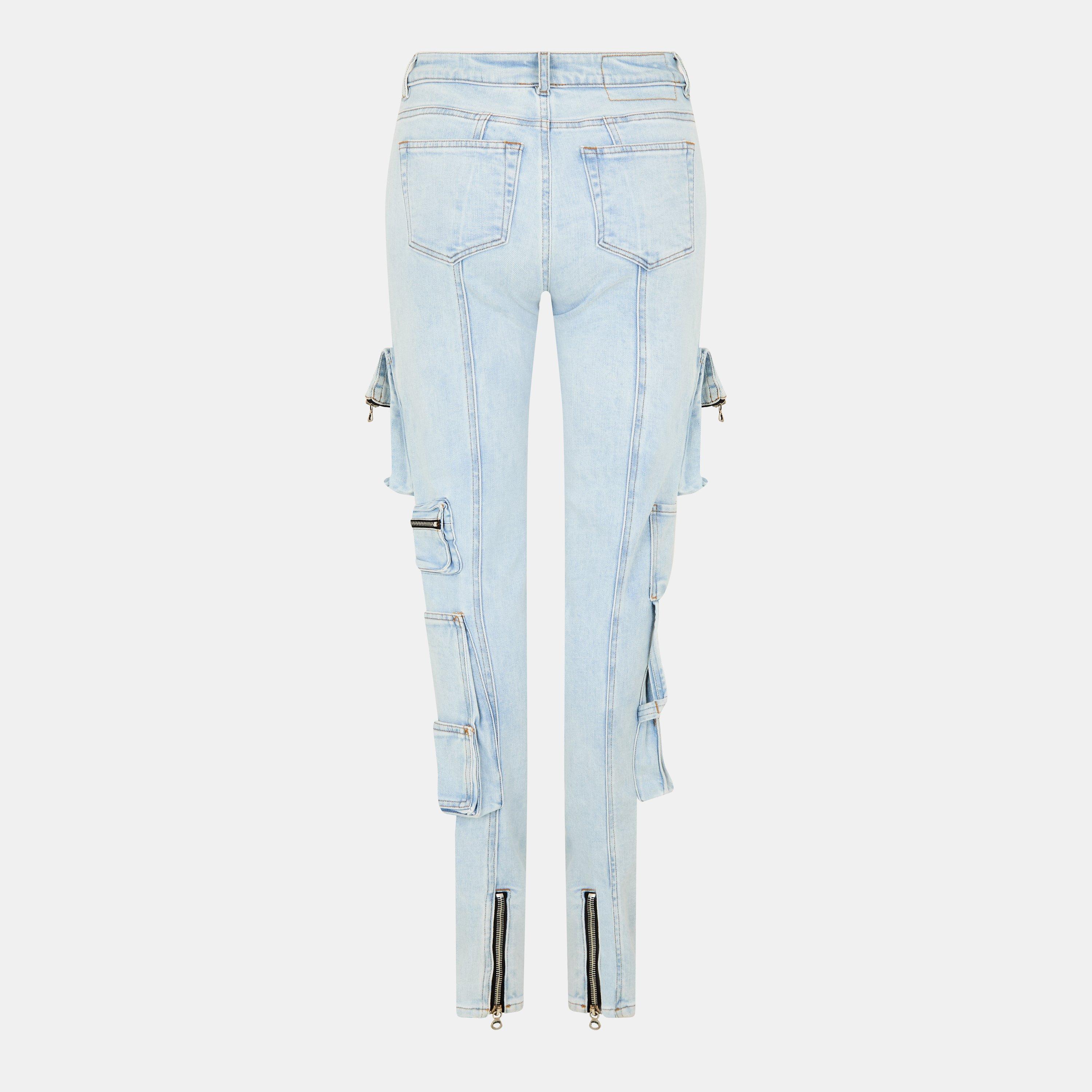 Blue Denim - Diesel - Women's Skinny Jeans - 2