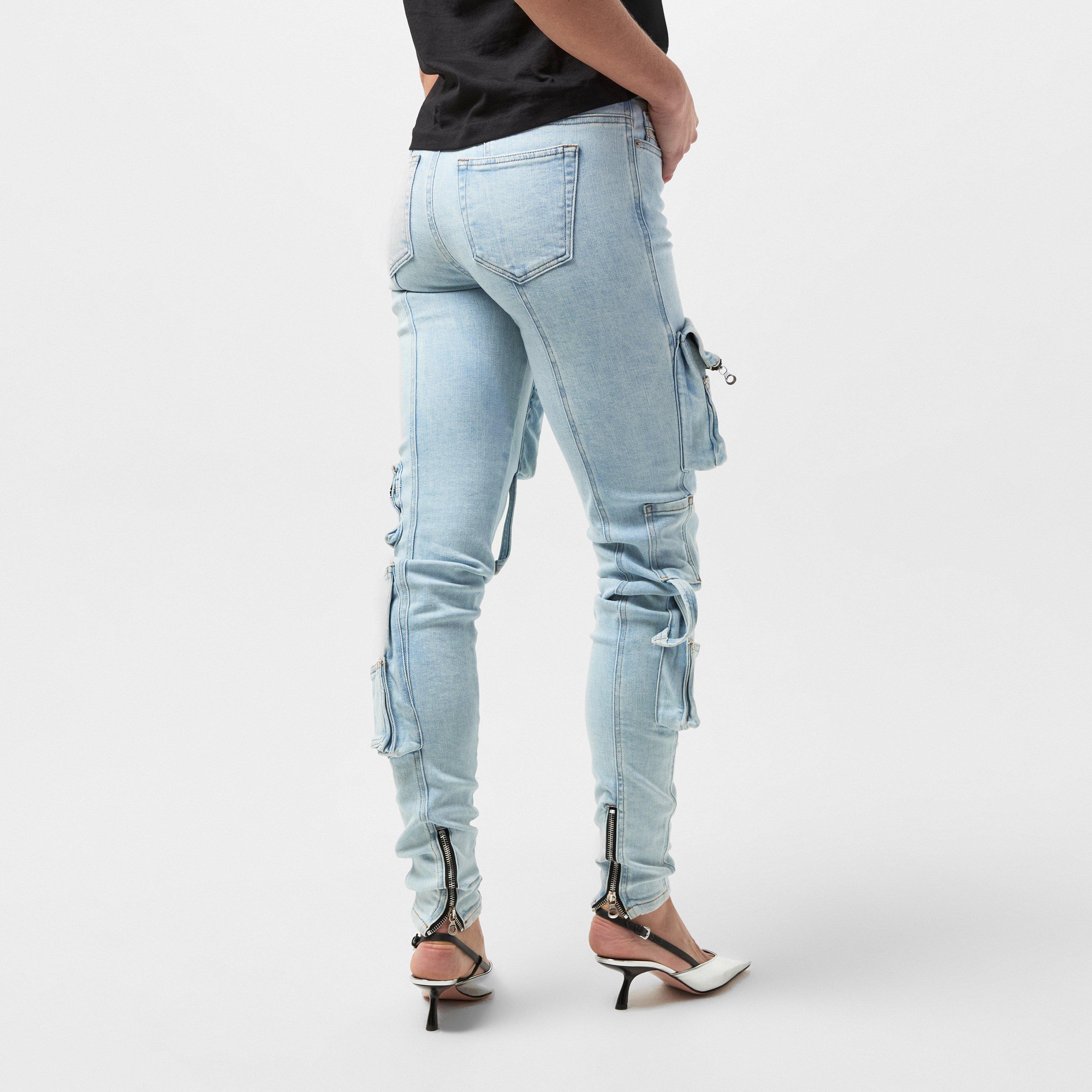 Blue Denim - Diesel - Women's Skinny Jeans - 4