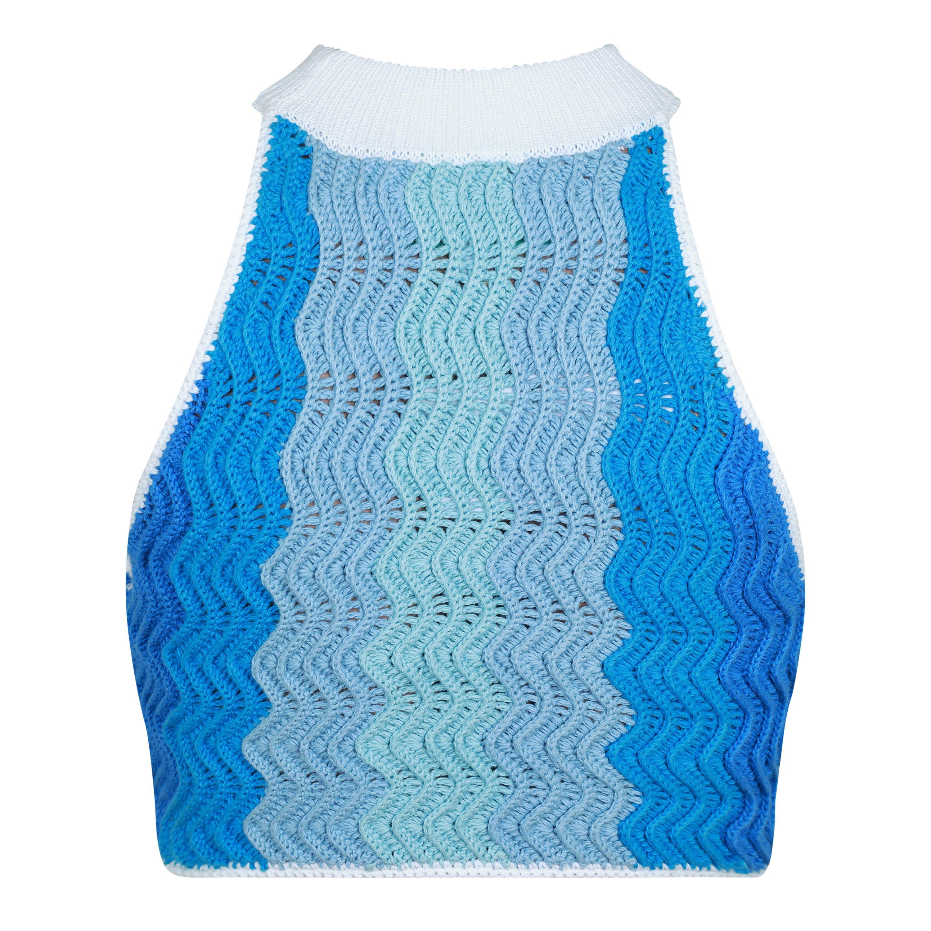 Blue - Casablanca - Casa Gradient Sleeve Ld99 - 2