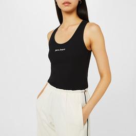 Palm Angels Ribbed Tank Top