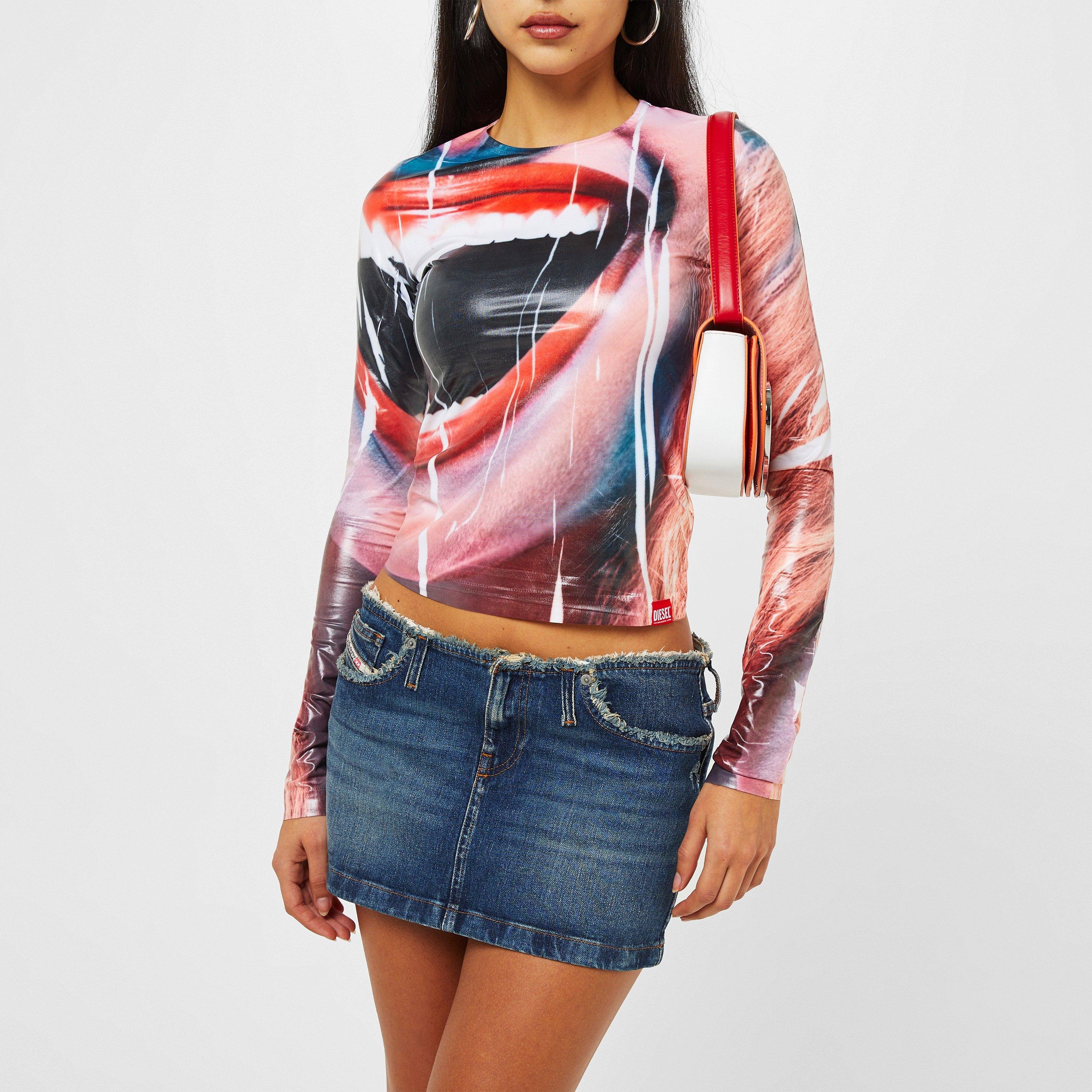 7AWA - Diesel - Women's T CLAUZI Long Sleeve T-Shirt - 1