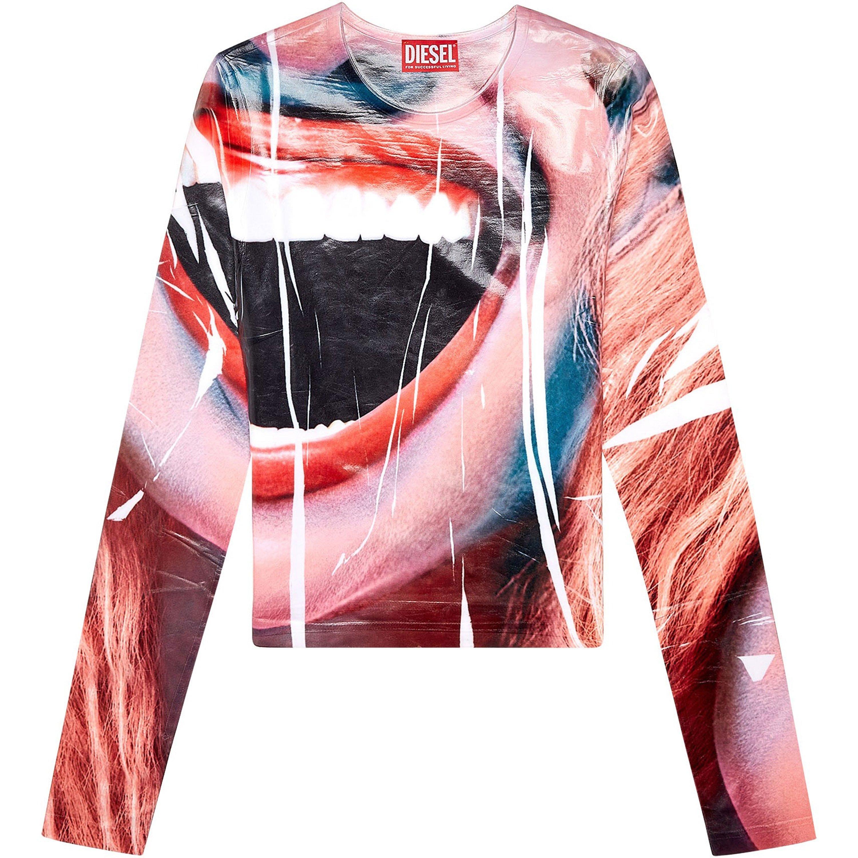 7AWA - Diesel - Women's T CLAUZI Long Sleeve T-Shirt - 4