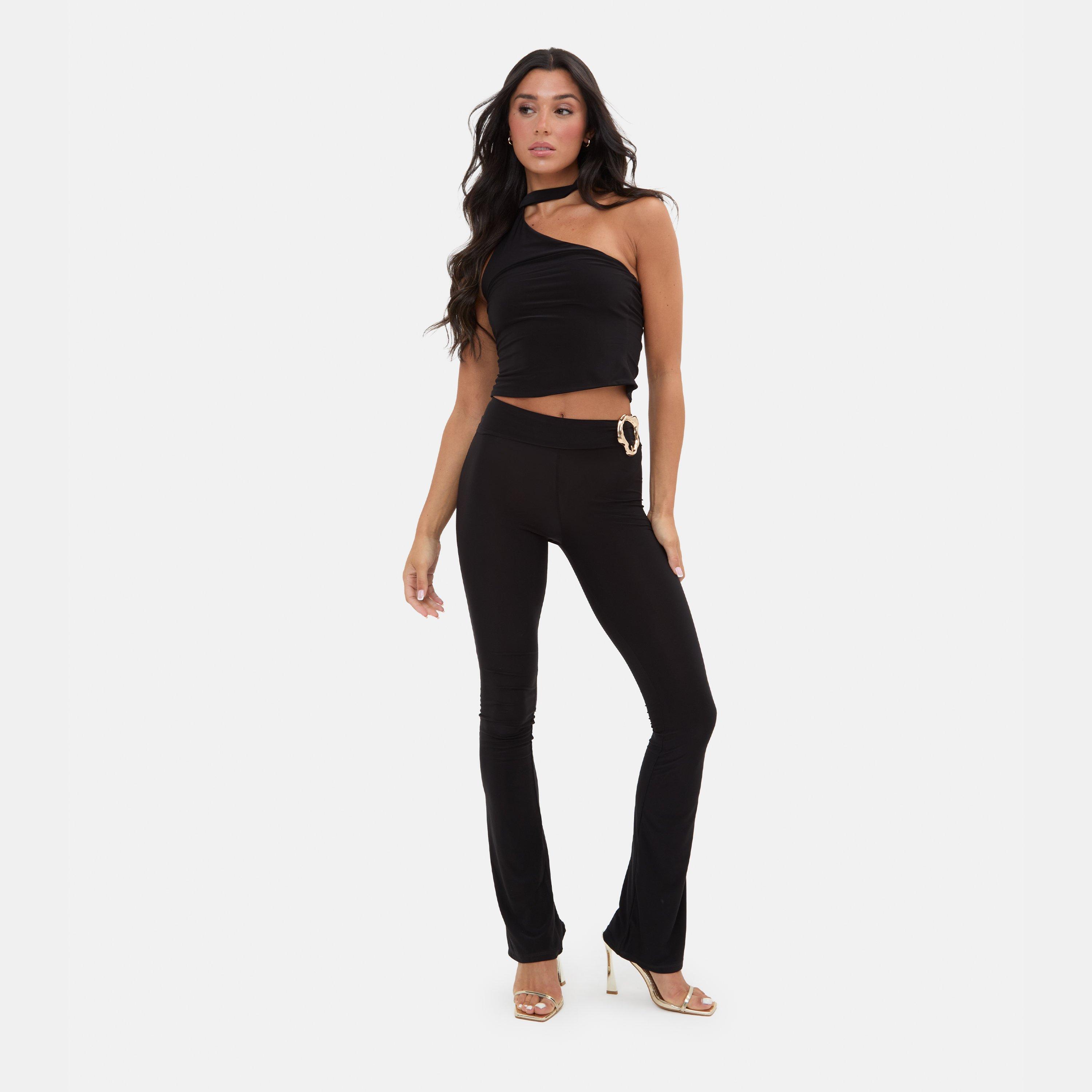 Black - I Saw It First - Scarf Top - 1