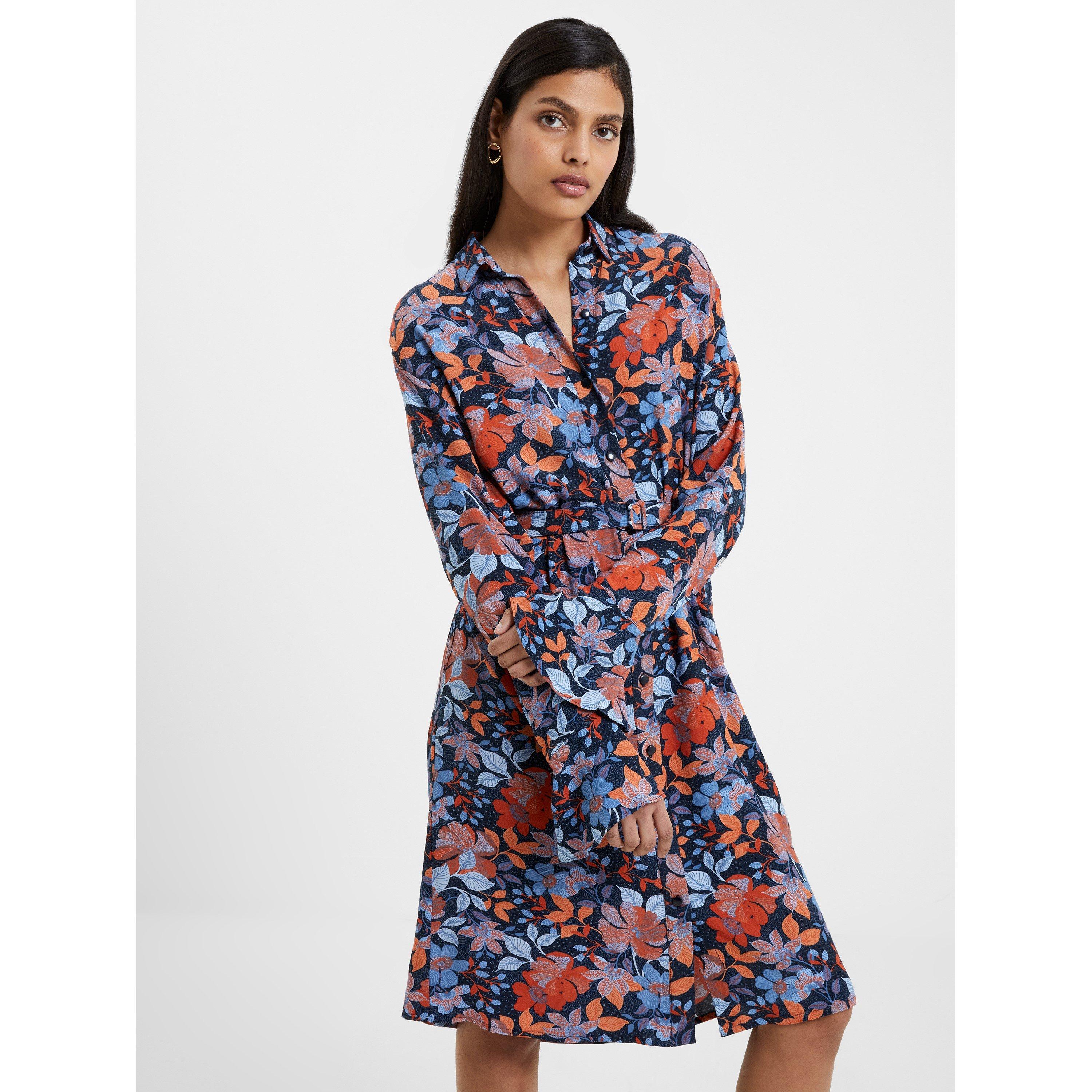 41-Coastal Fjor - French Connection - Women's Adalina Shirt Dress - 3