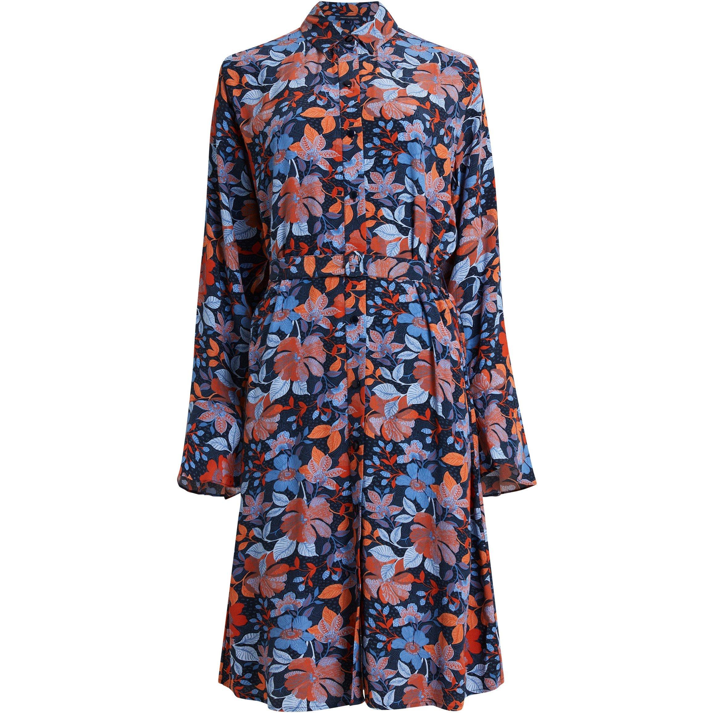 41-Coastal Fjor - French Connection - Women's Adalina Shirt Dress - 4