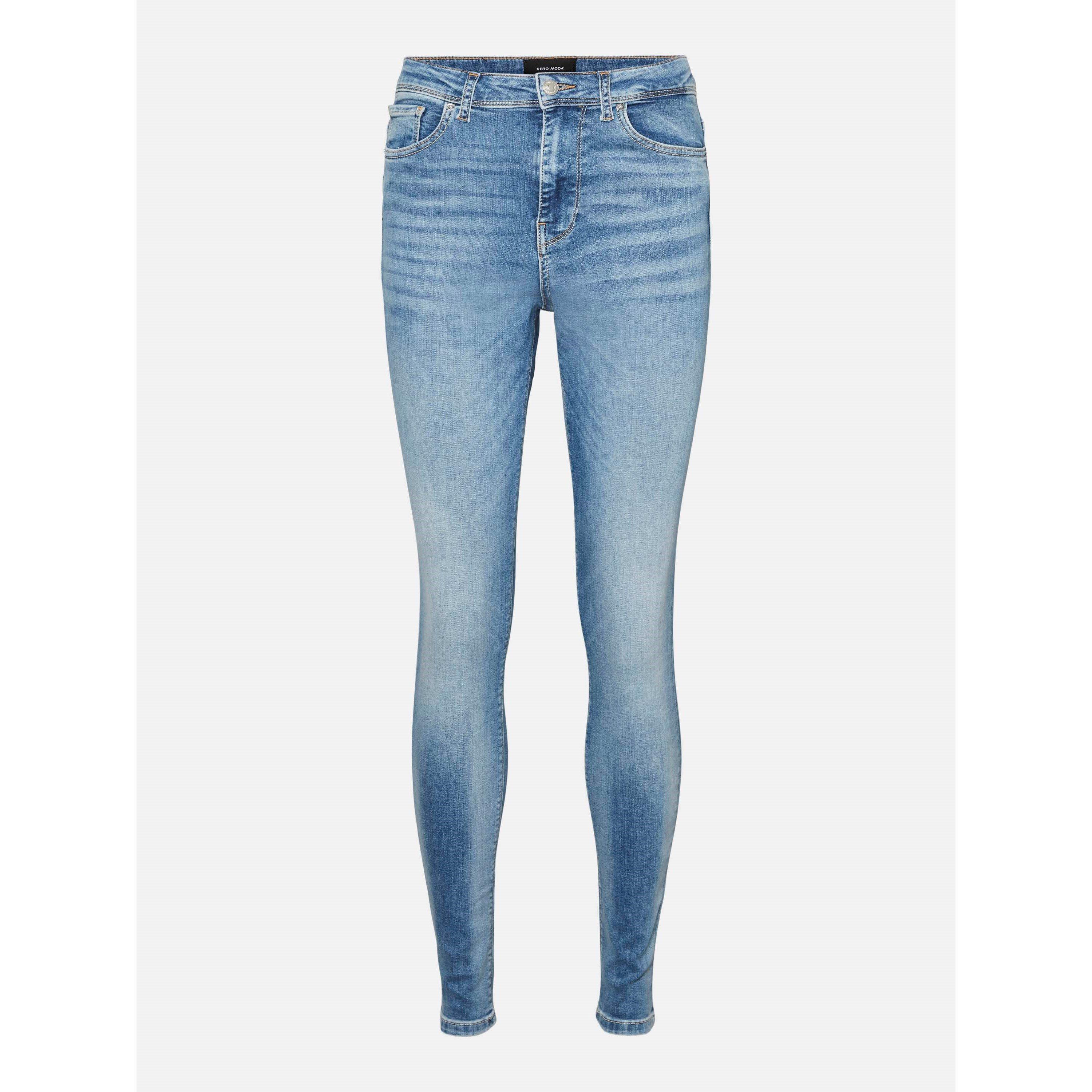 Vero Moda Women's Skinny Jeans - Lht Blue Denim - L L30